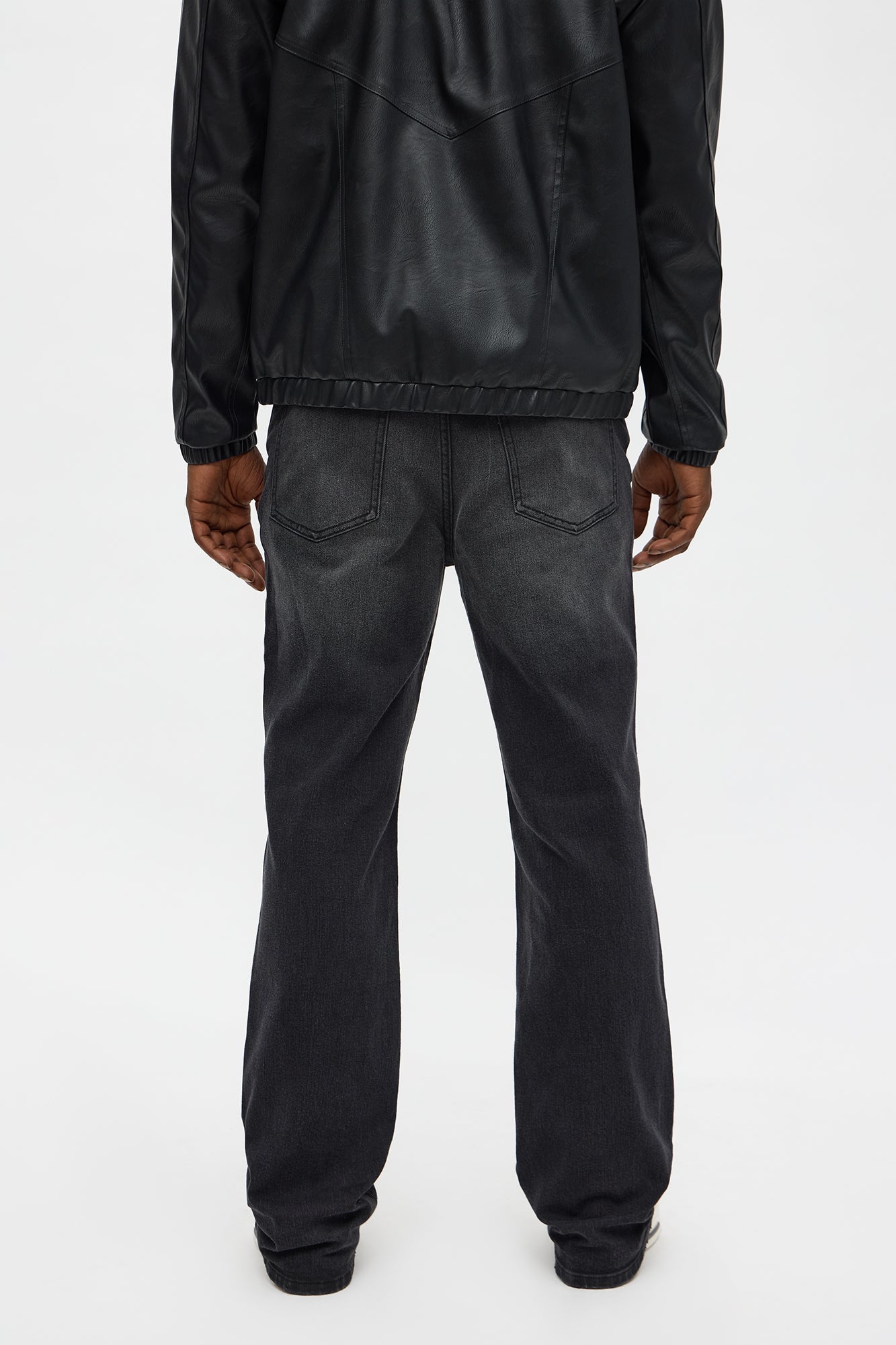 Stacked Slim Flare I'm That Ombre Jean - Black Wash