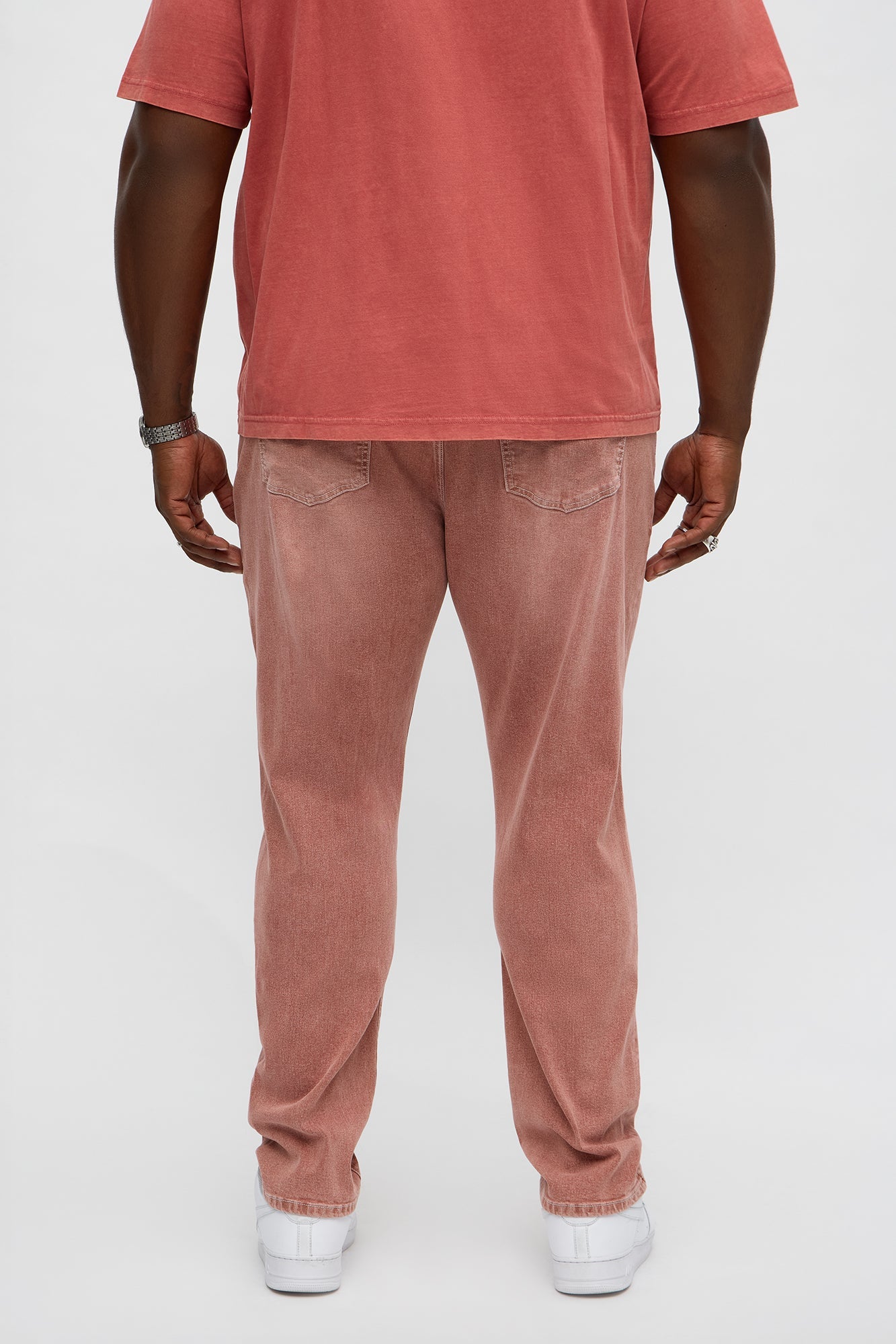 Mercer Slim Stretch Jean - Burgundy