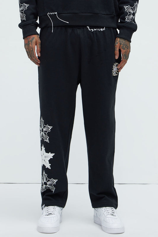 Stars Align Jogger - Black