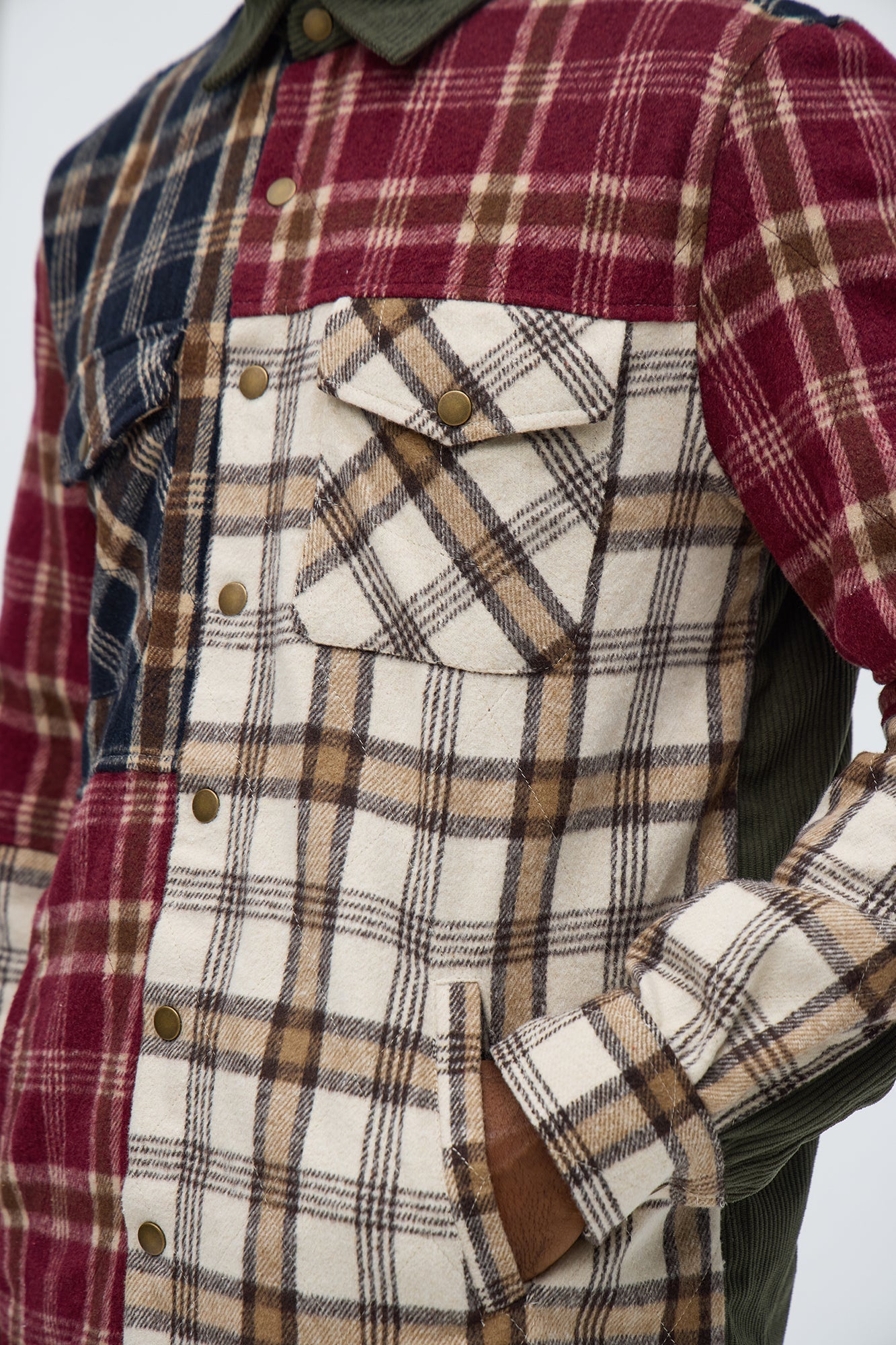 Work It Plaid Button Up Shirt - Multi Color