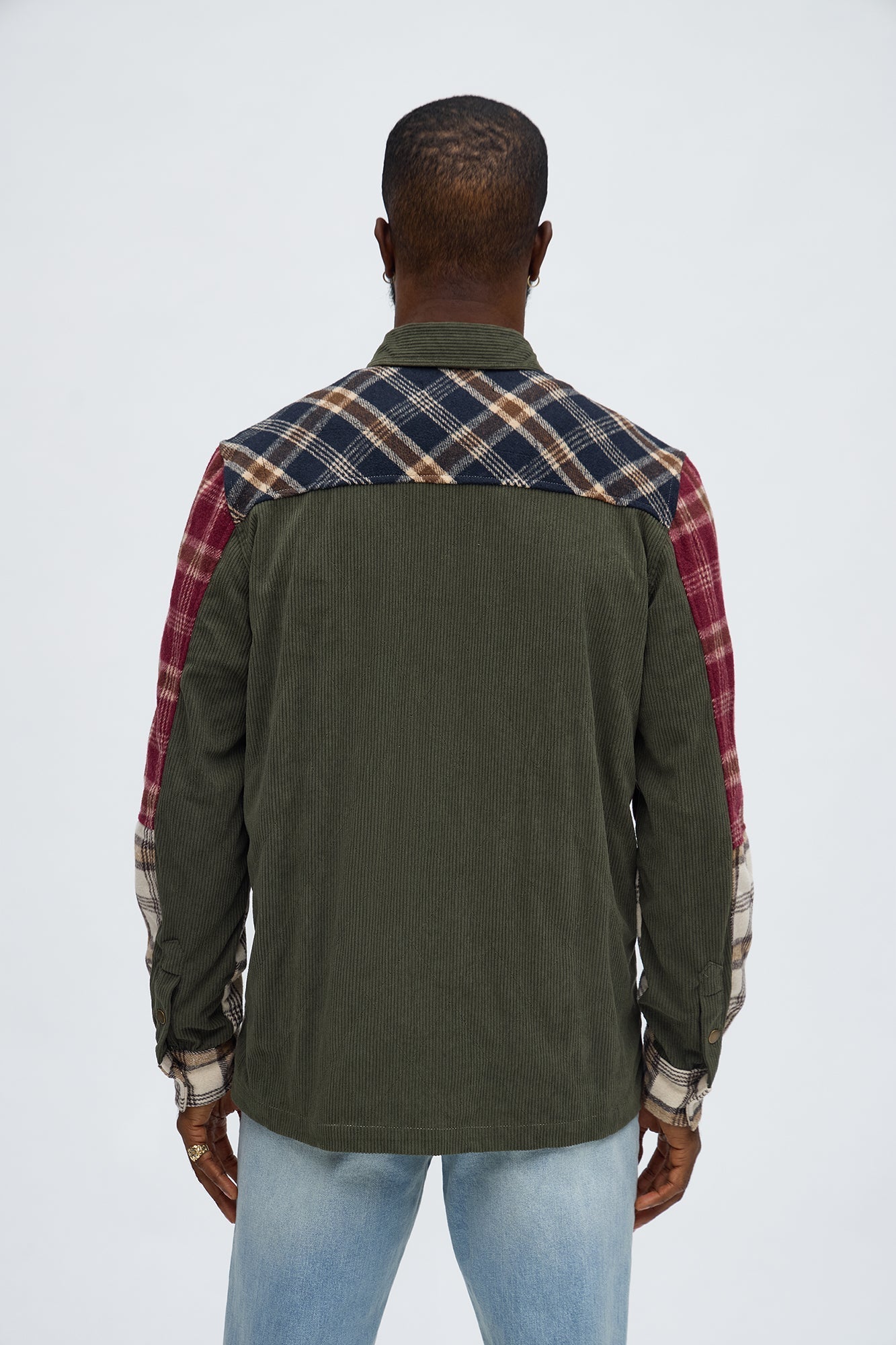 Work It Plaid Button Up Shirt - Multi Color