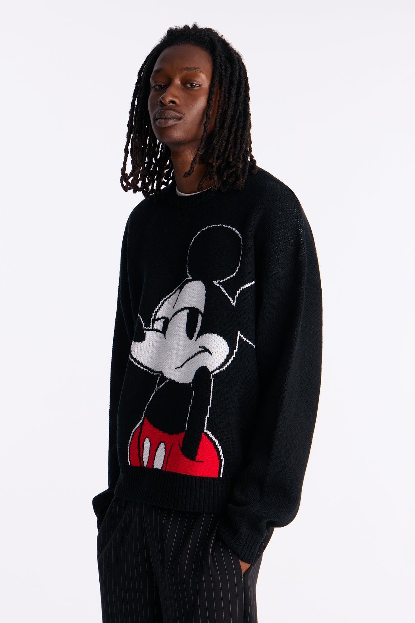 Disney Mickey Chill Mode Sweater - Black