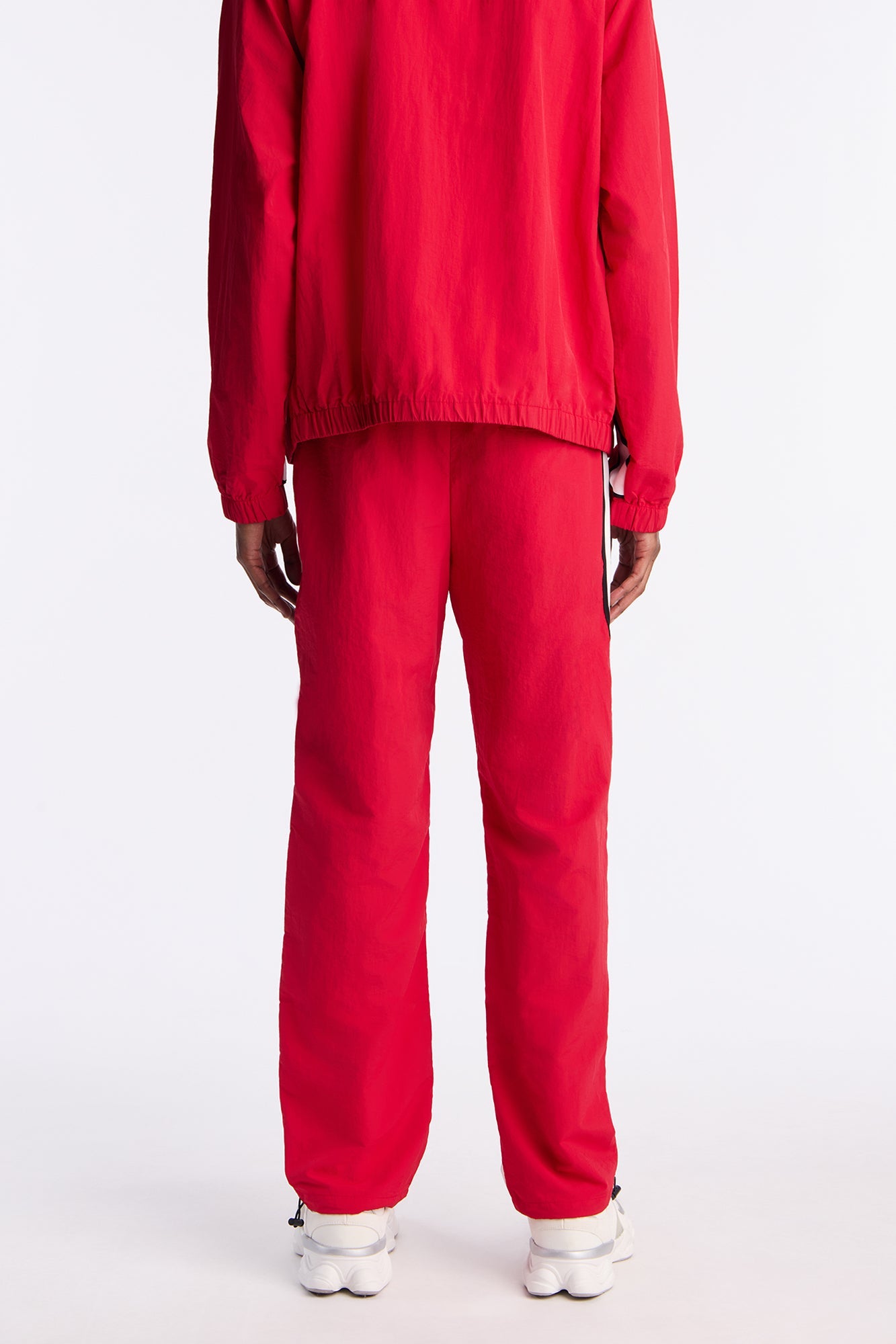 Straight Prep The Field Color Block Nylon Pant - Red/combo