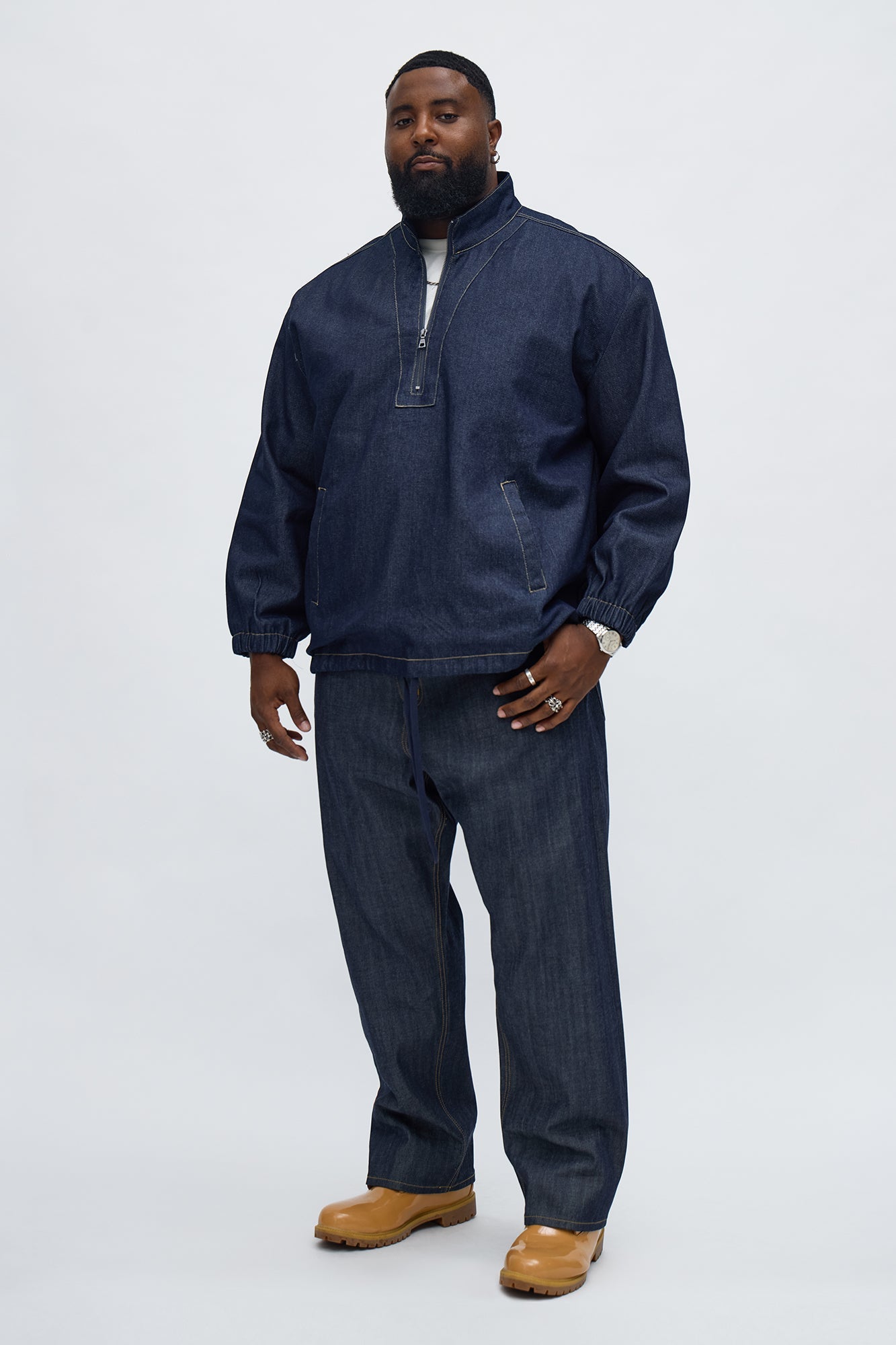 Changes Denim Anorak Jacket - Indigo