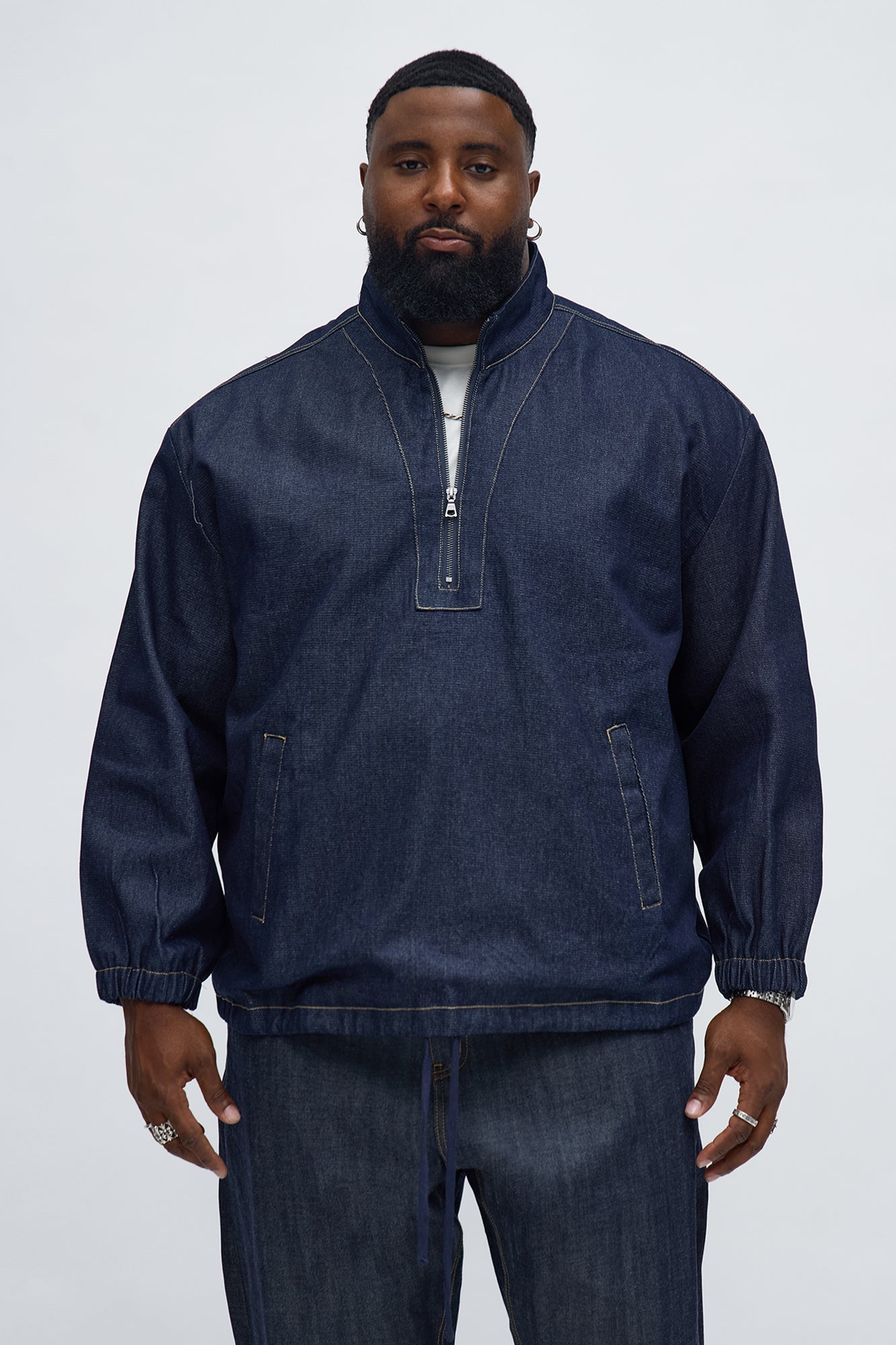 Changes Denim Anorak Jacket - Indigo