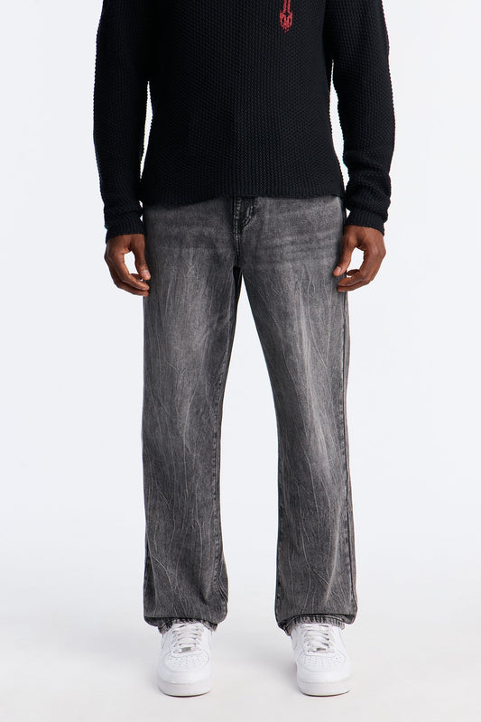 Straight Sleep In Jean - Black Wash