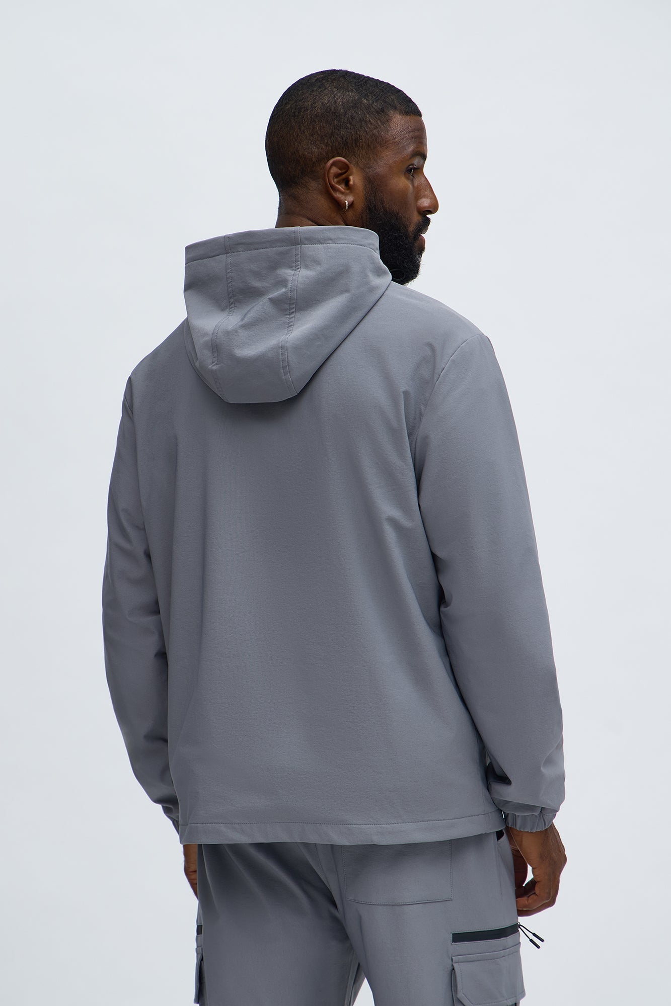 Desert Storm Pullover Anorak - Grey