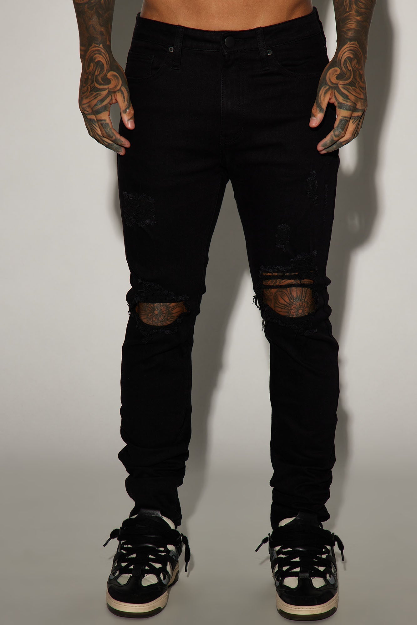 I Ain't Coming Home Skinny Jean - Black