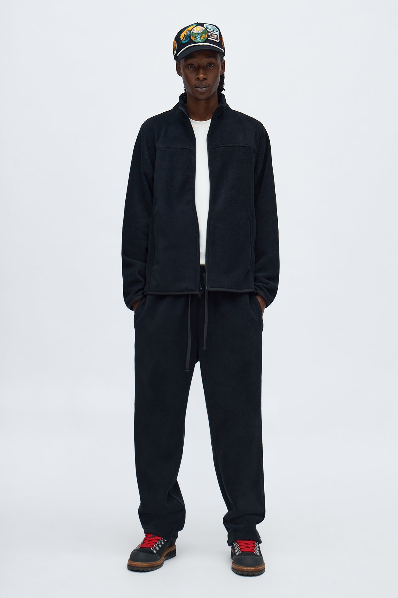 Core Microfleece Zip Jacket - Black
