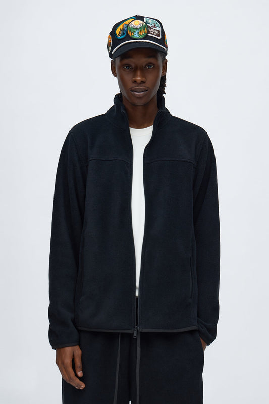 Core Microfleece Zip Jacket - Black