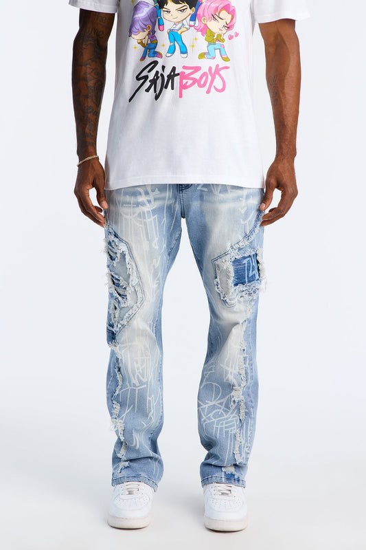 Bootcut Tag Me Up Jean - Medium Blue Wash