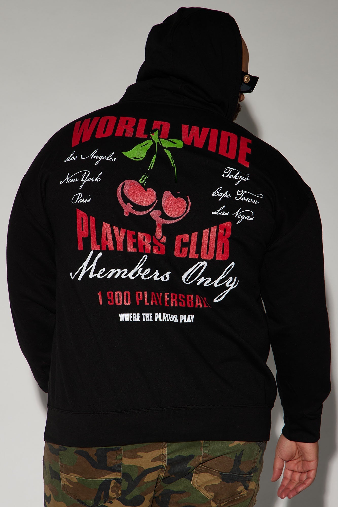 Players Play Hoodie - Black