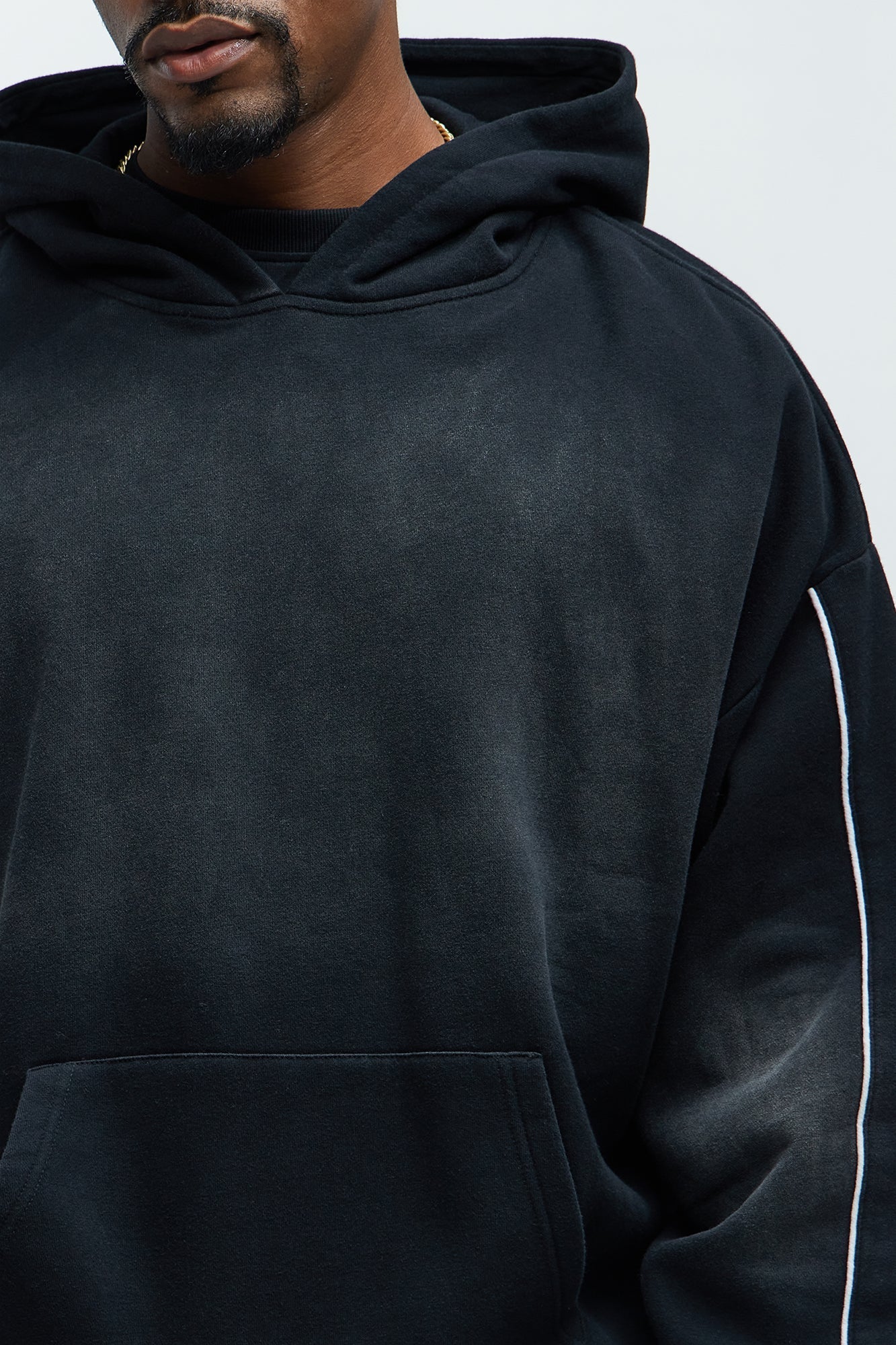 Tyson Just Go With It Oversized Hoodie - Black