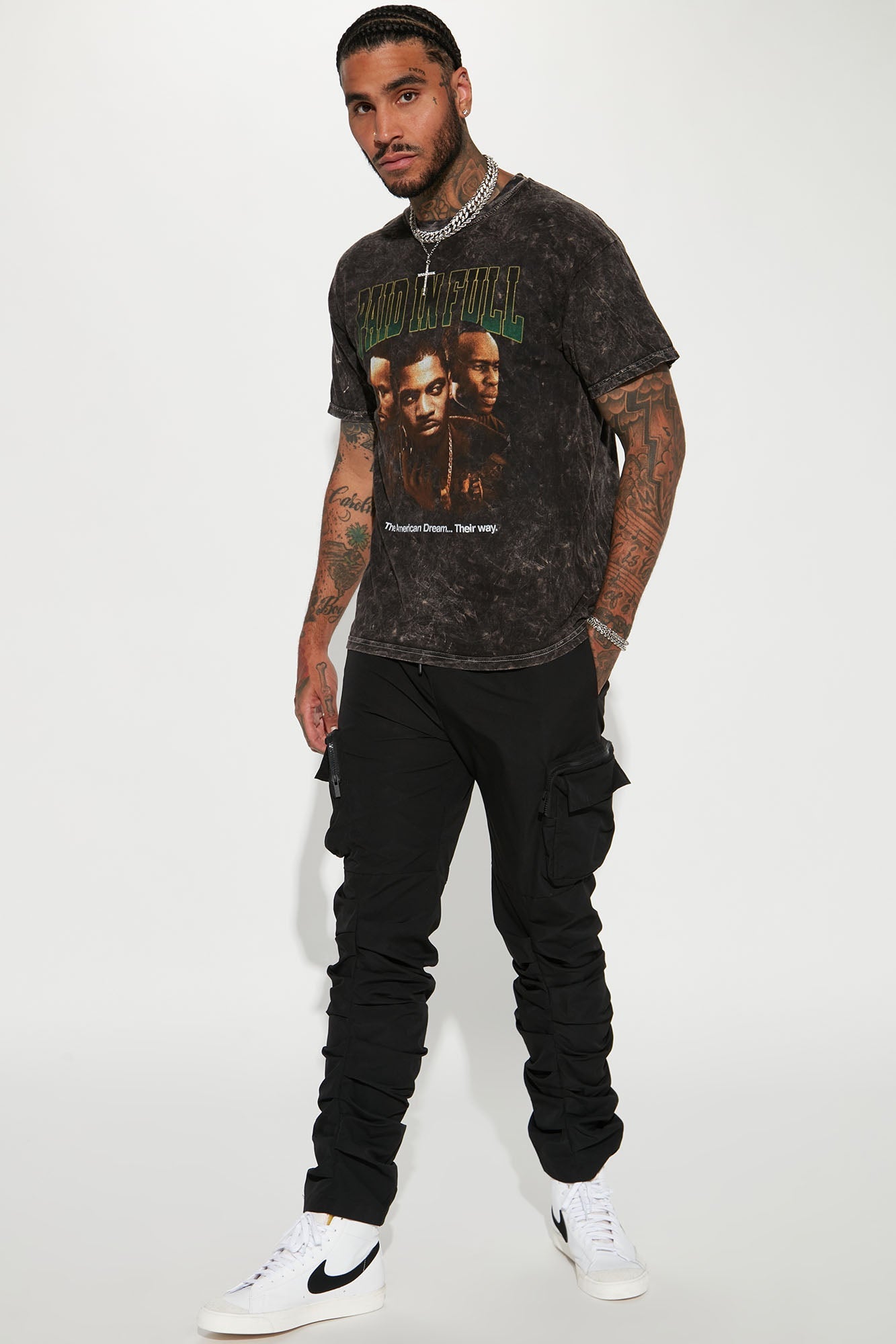 Paid In Full The American Dream Short Sleeve Tee - Black
