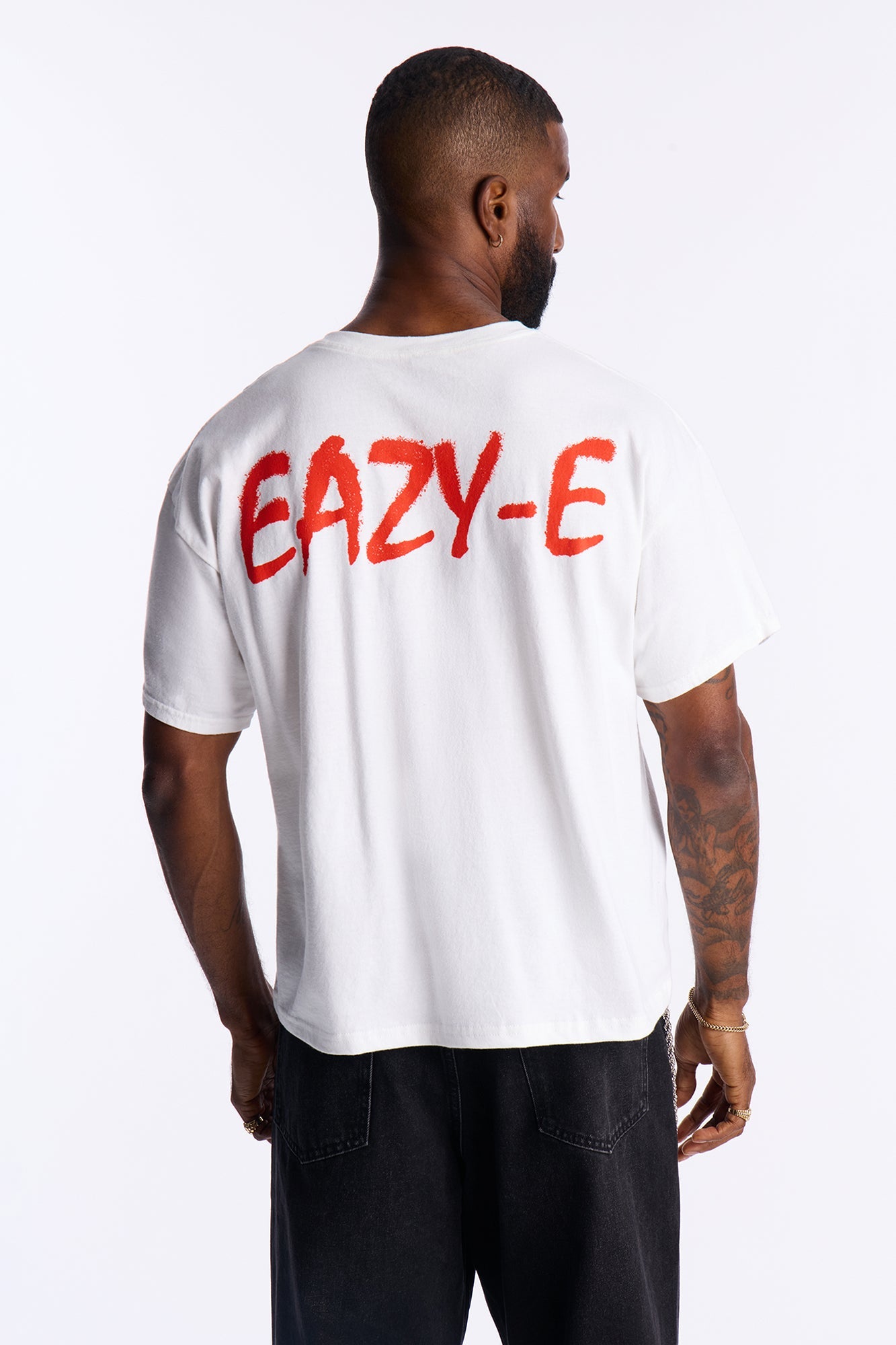 Eazy E Cruisin Boxy Short Sleeve Tee - White