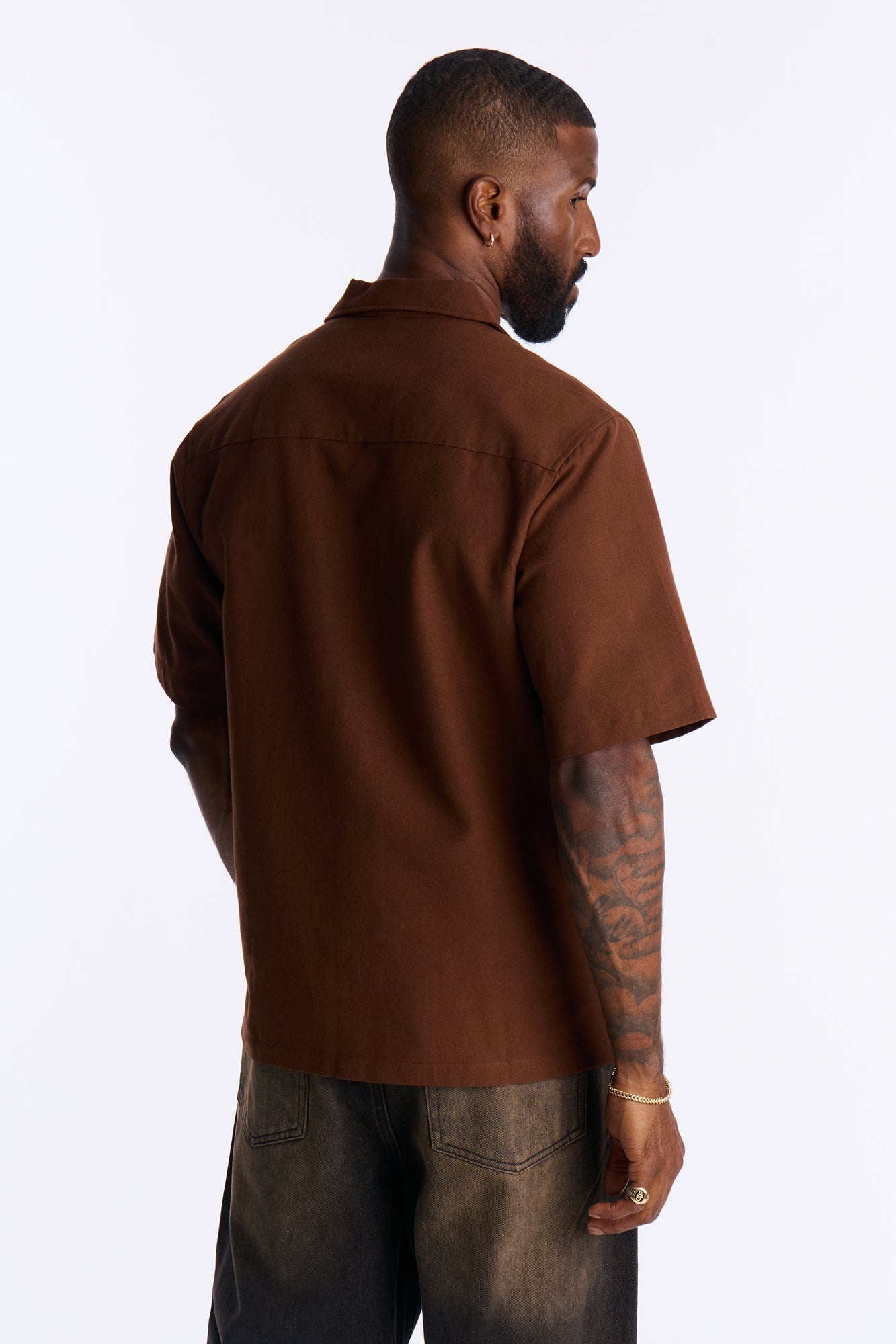 Frontier Fit Button Up Shirt - Brown