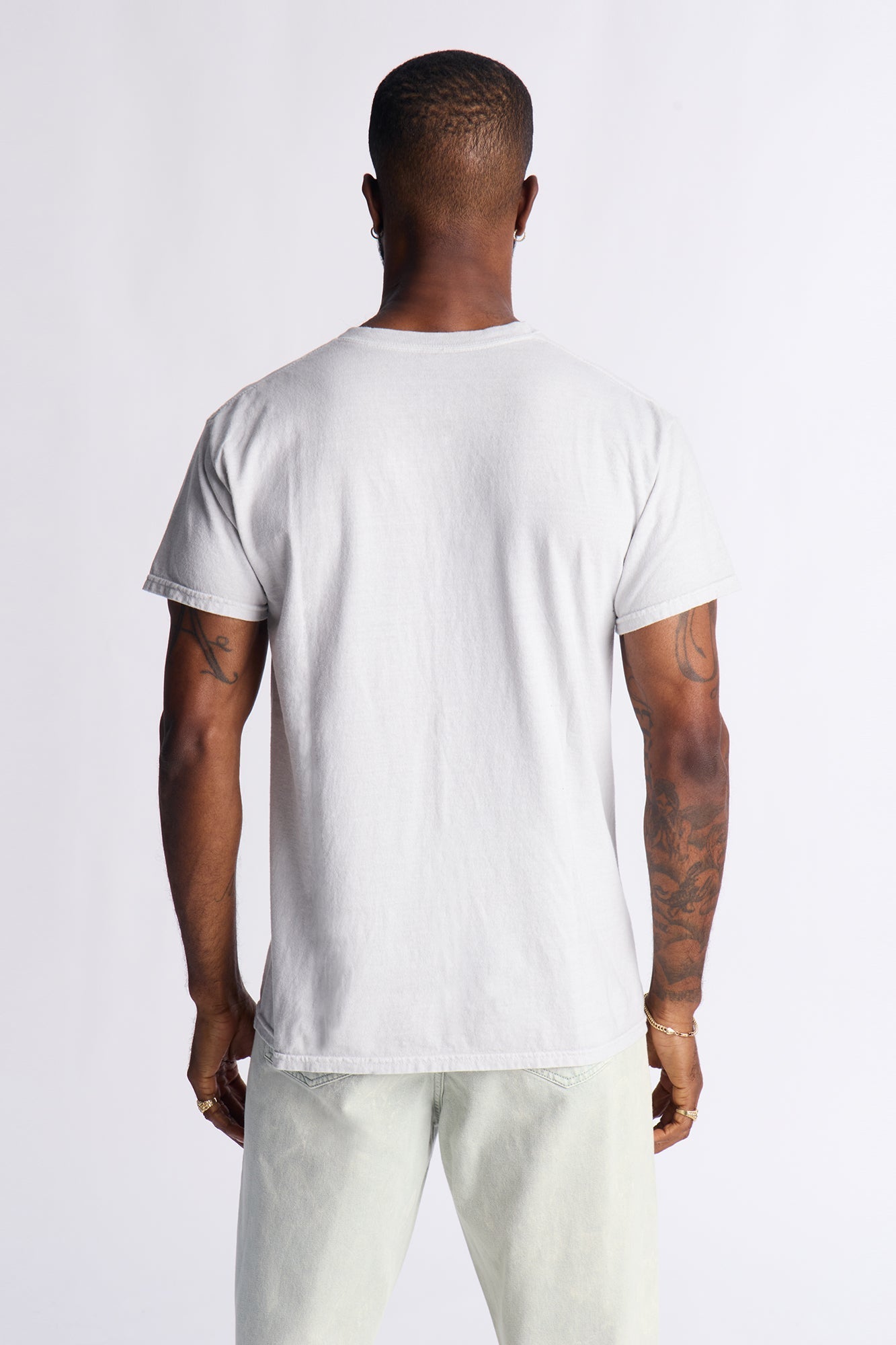 Boyz N The Hood Vintage Washed Short Sleeve Tee - White