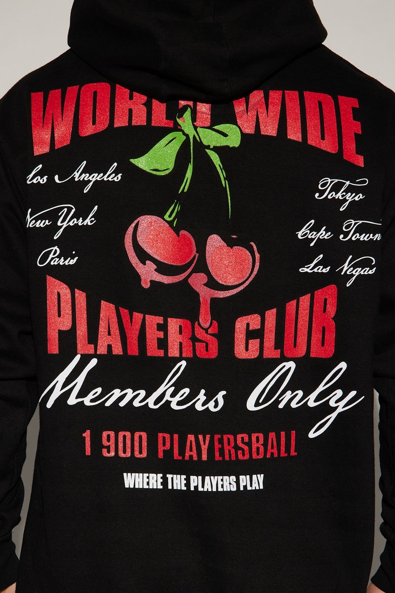 Players Play Hoodie - Black