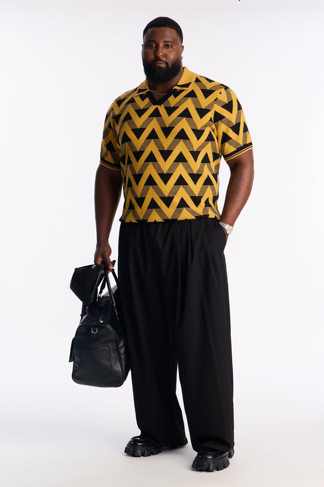 Baggy Grier Flow Pant - Black