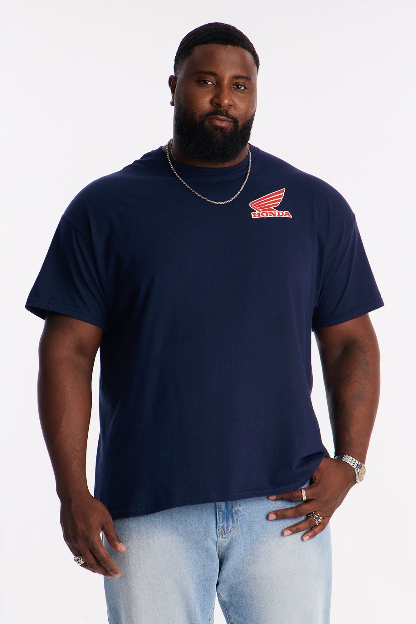 Honda SuperCub Short Sleeve Tee - Navy