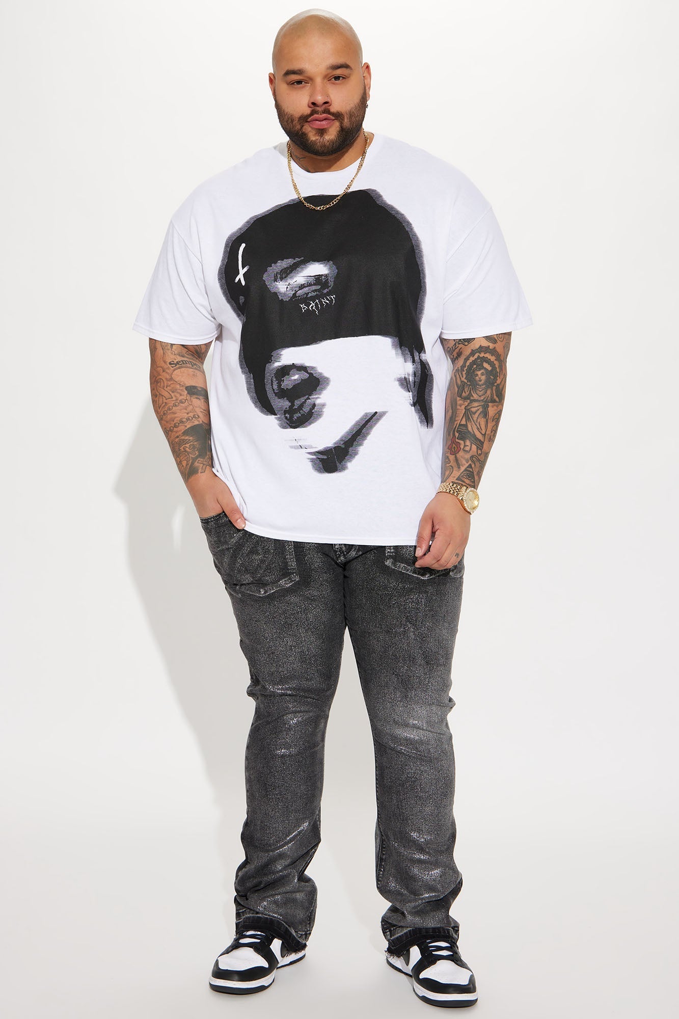 Evil Good Short Sleeve Tee - White