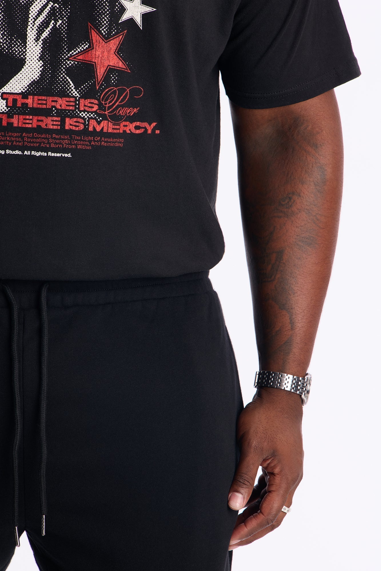 Saint Or Sinner Flared Sweatpants - Black