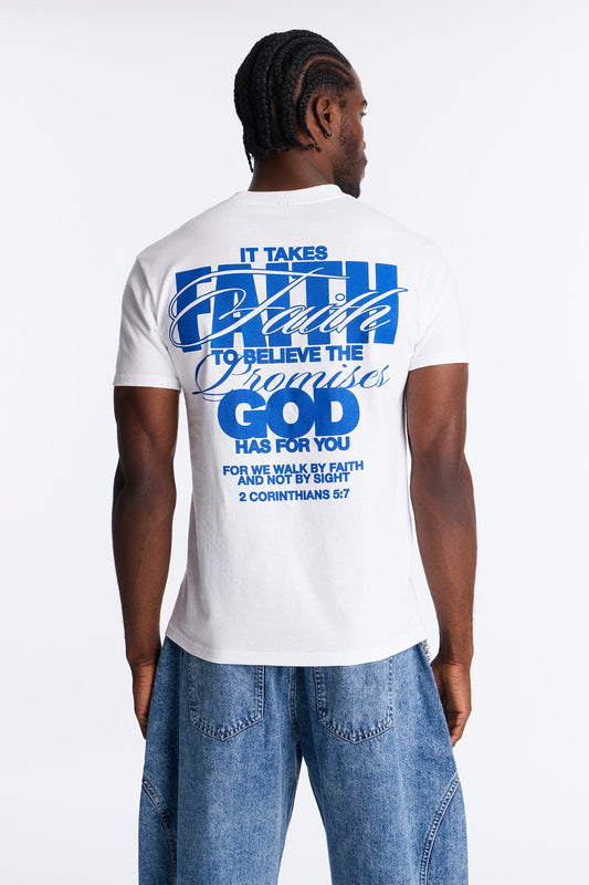 It Takes Faith To Believe Short Sleeve Tee - White