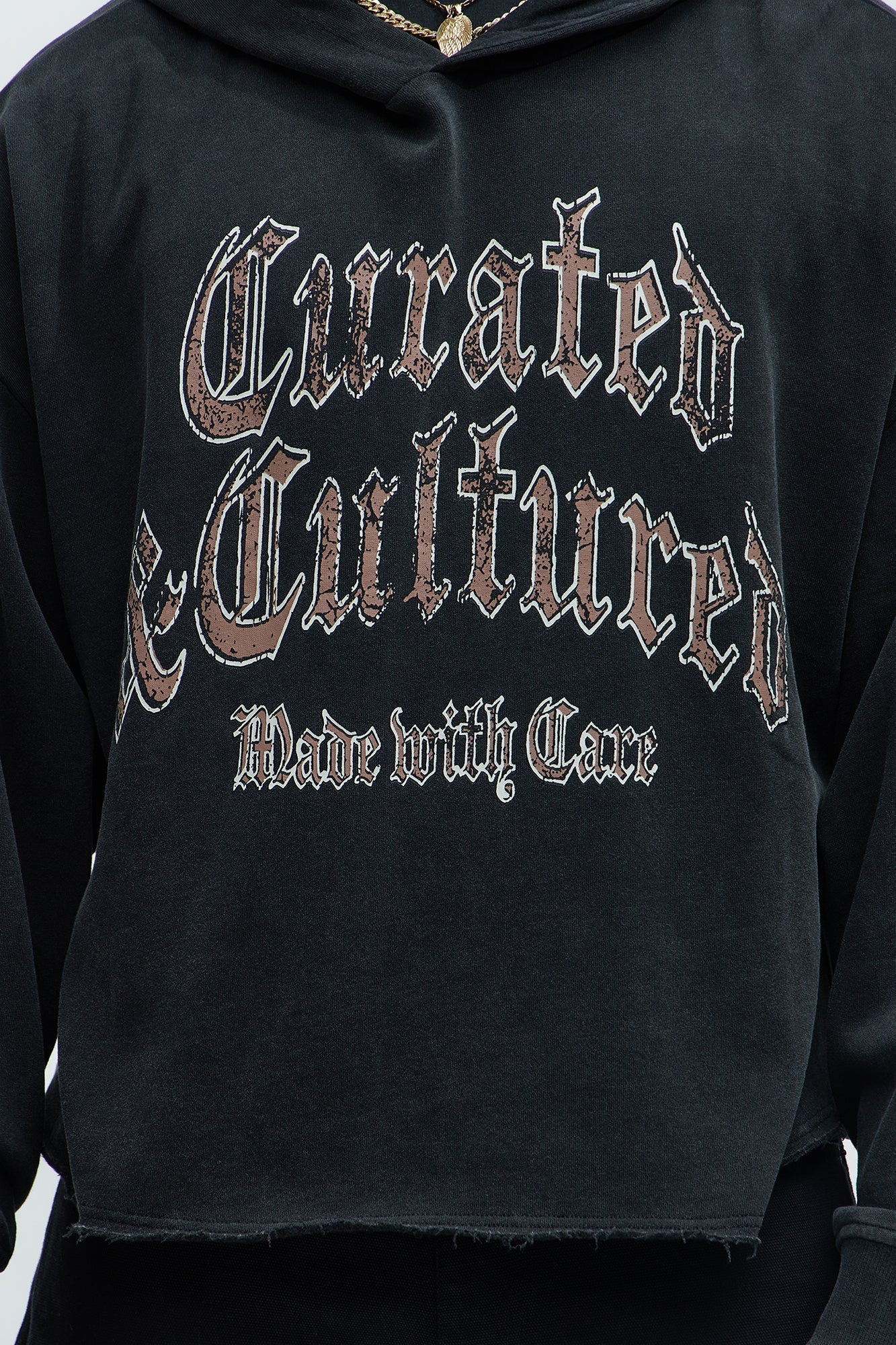 Tyson Curated Oversized Hoodie - Black Wash