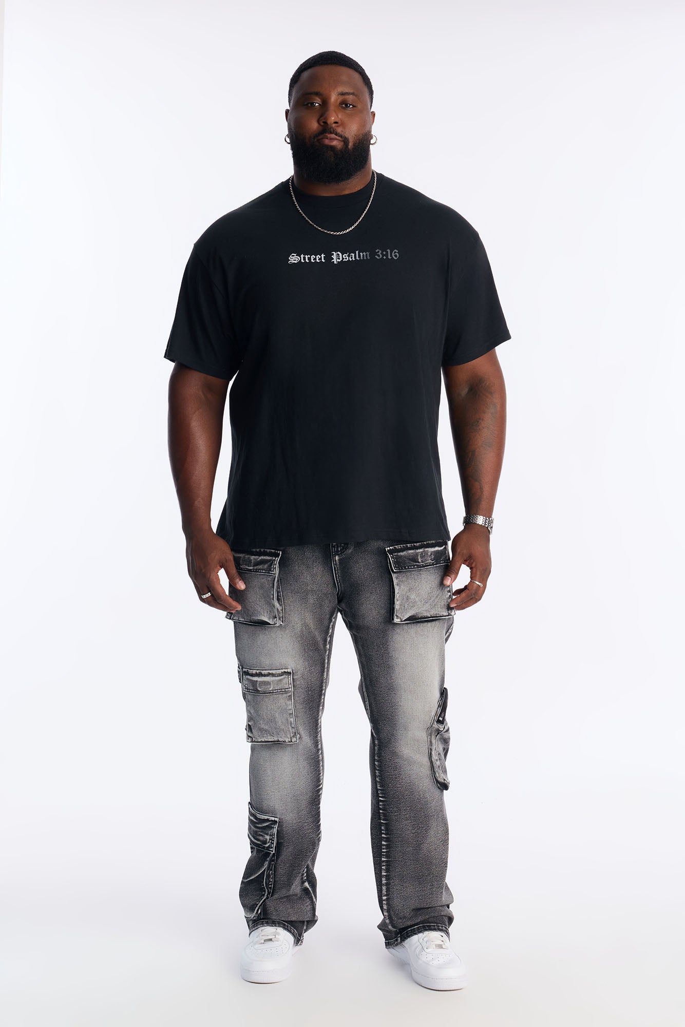 Street Psalm Amen Short Sleeve Tee - Black