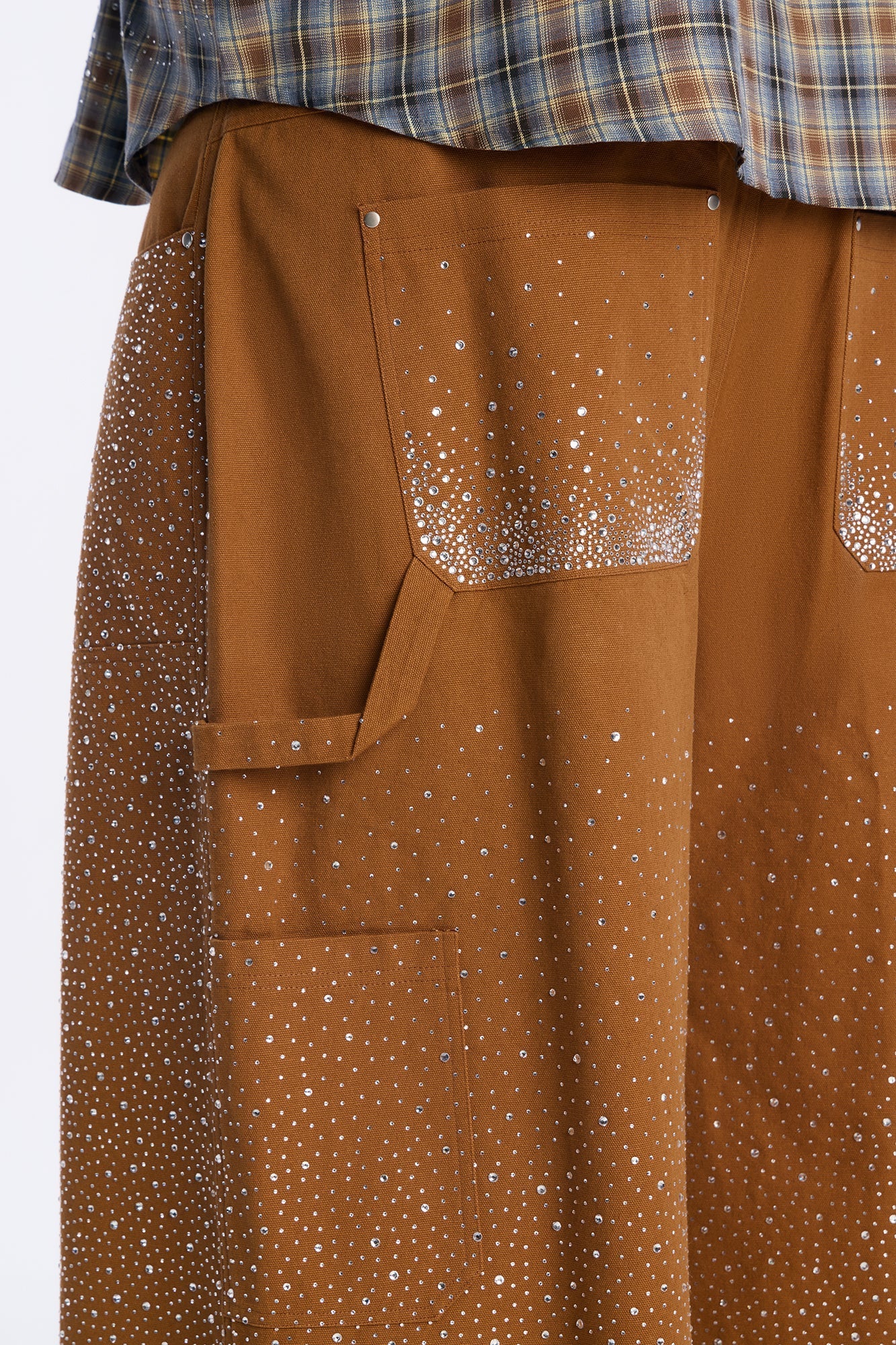 Extreme Baggy Flashing Lights Short - Tan