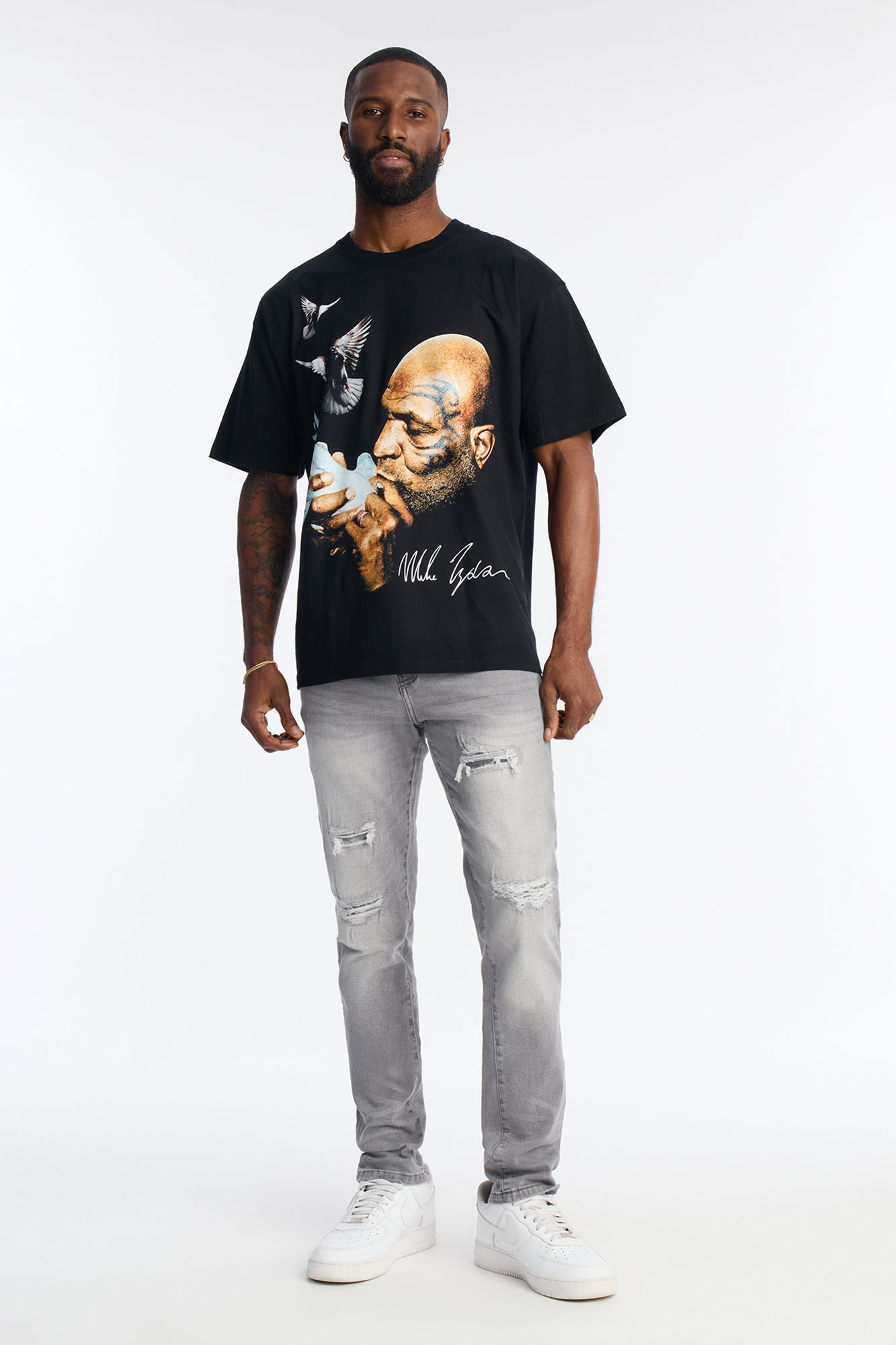 Mike Tyson Now Kiss Premium Short Sleeve Tee - Black