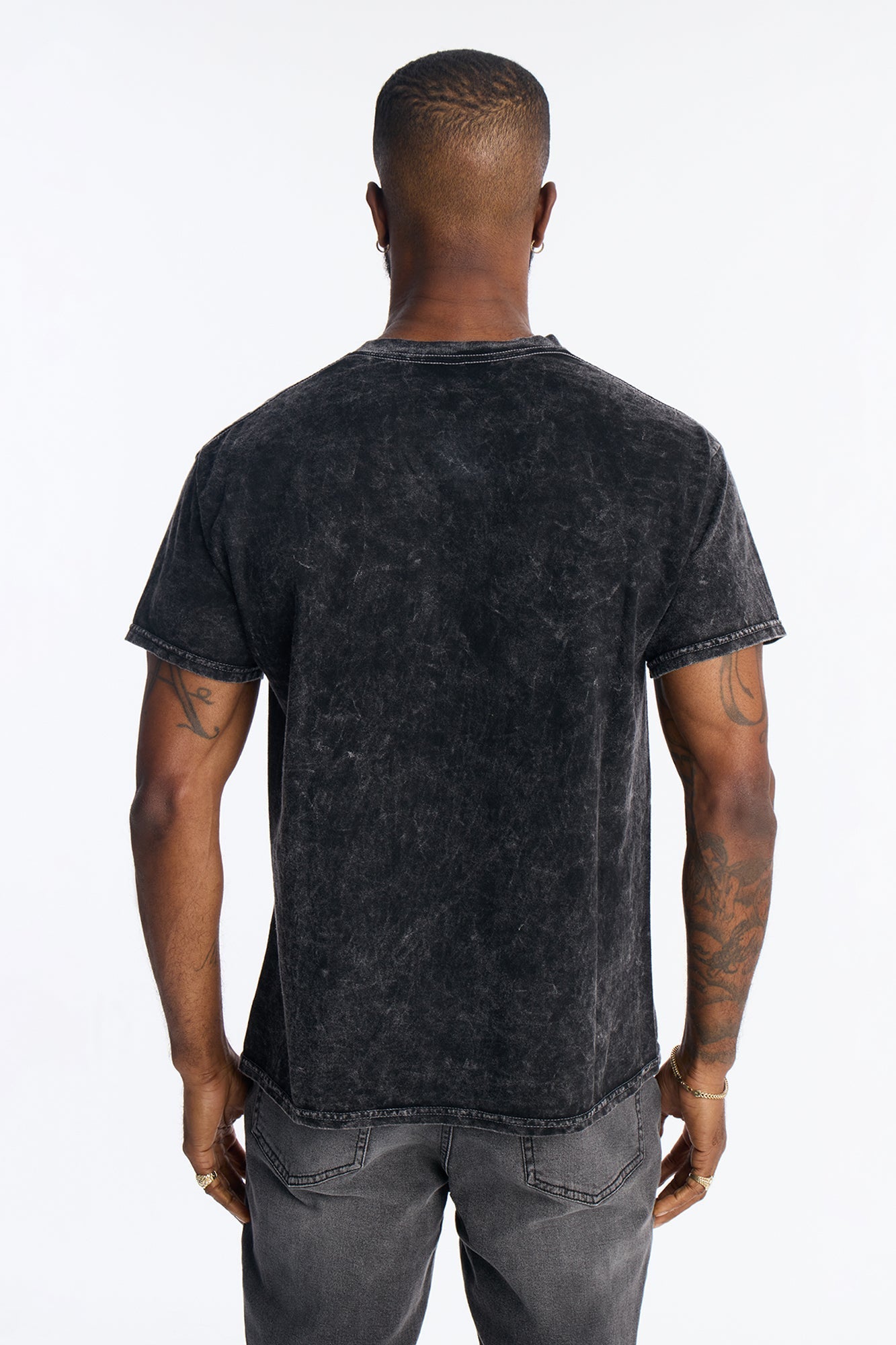 Muhammad Ali Champion Vintage Washed Short Sleeve Tee - Black Wash