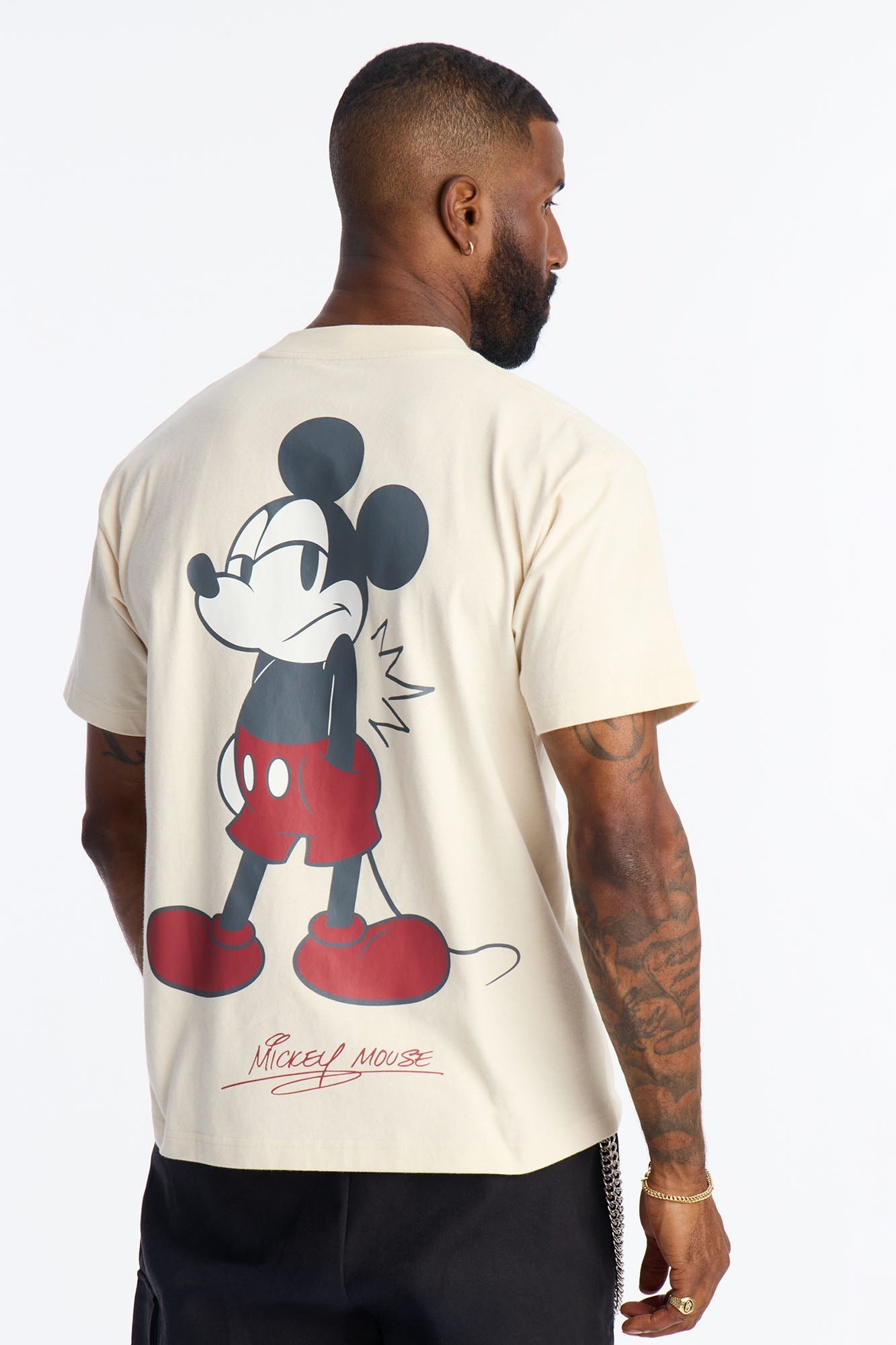 Disney Mickey Mouse Premium Short Sleeve Tee - Natural