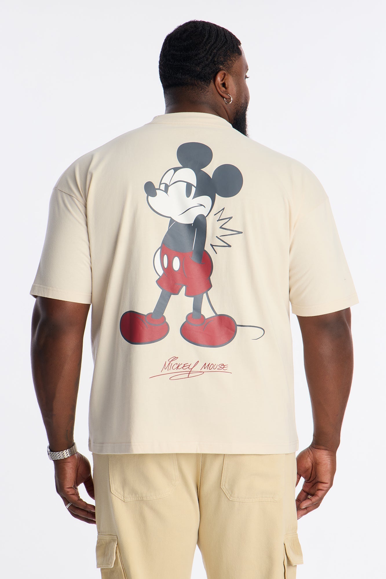 Disney Mickey Mouse Premium Short Sleeve Tee - Natural