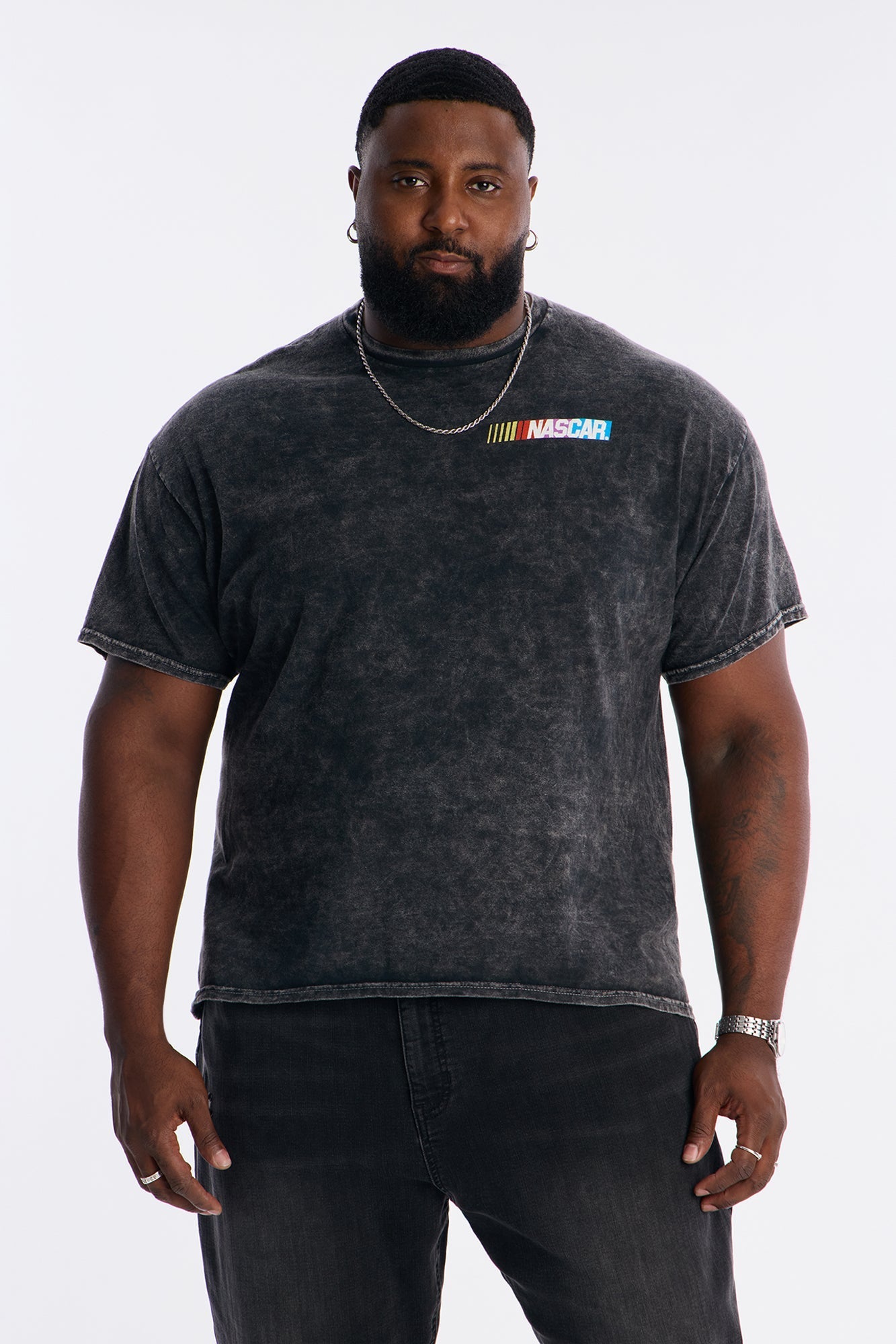 NASCAR Atlanta 500 Vintage Short Sleeve Tee - Black Wash