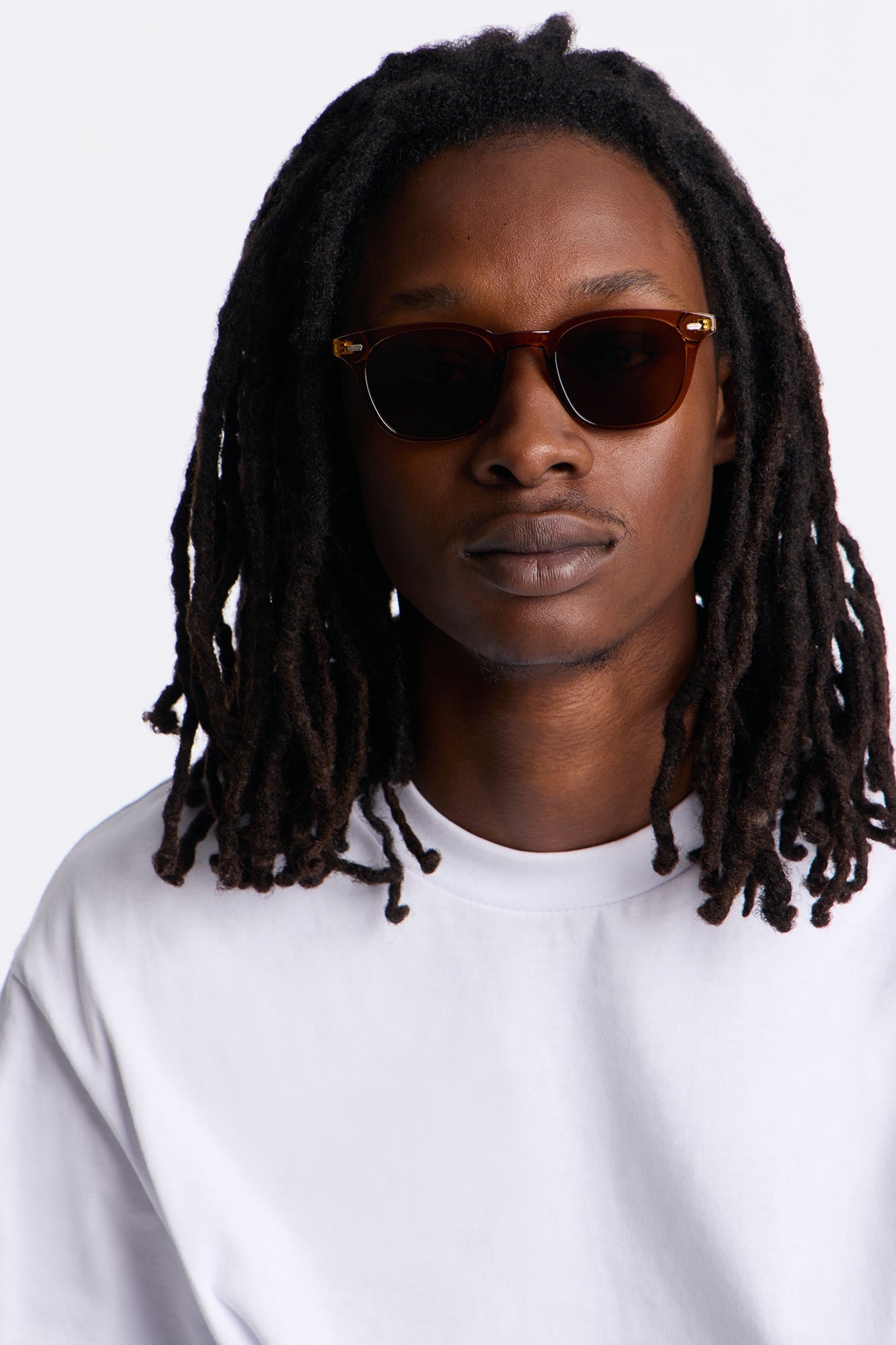 Key item Colored Lens Sunglasses - Brown