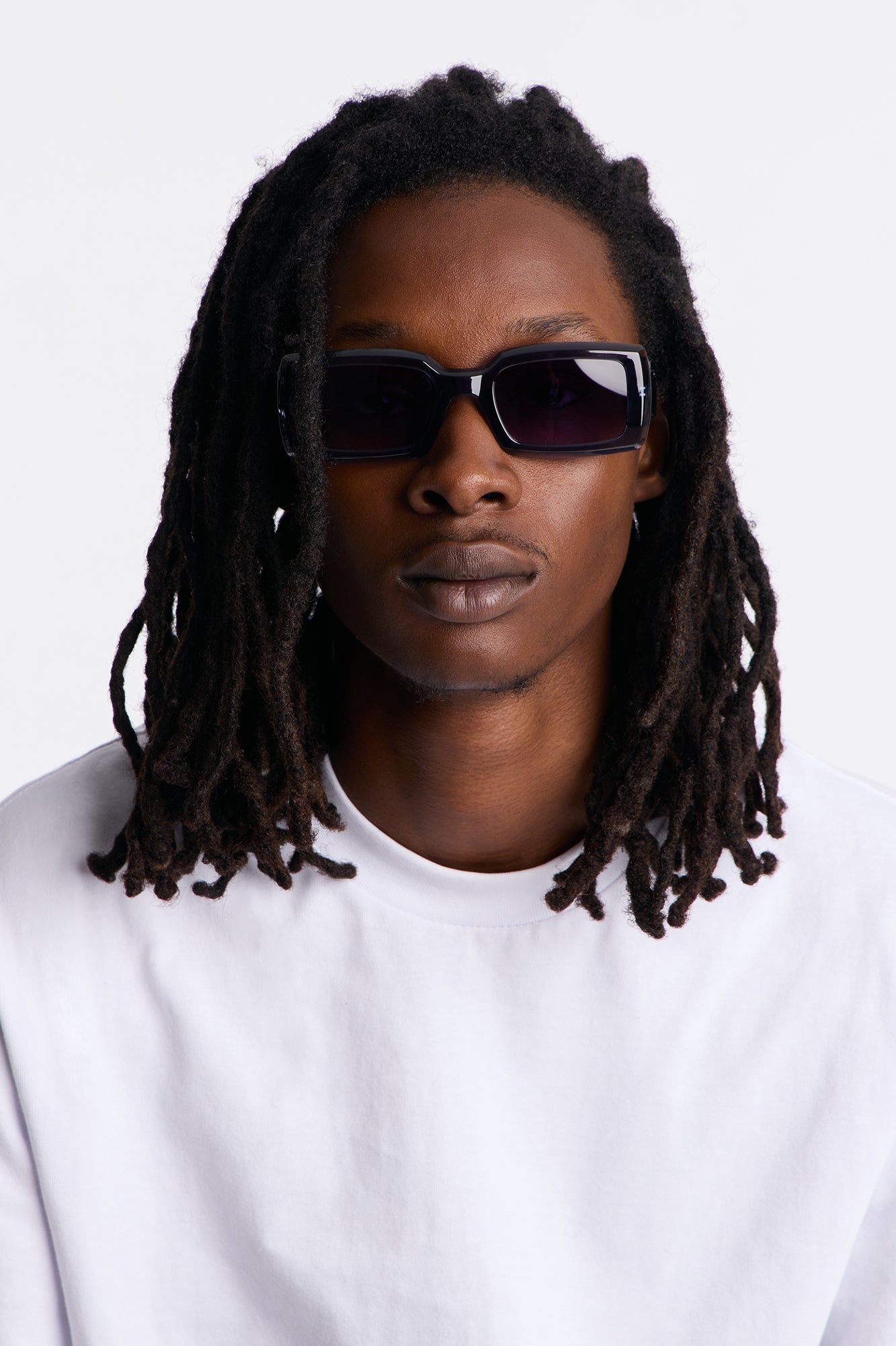 Stay Focused Colored Lens Sunglasses - Dark Grey