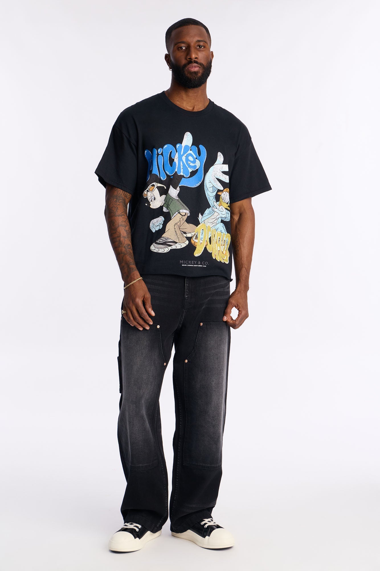 Disney Mickey And Company Short Sleeve Tee - Black
