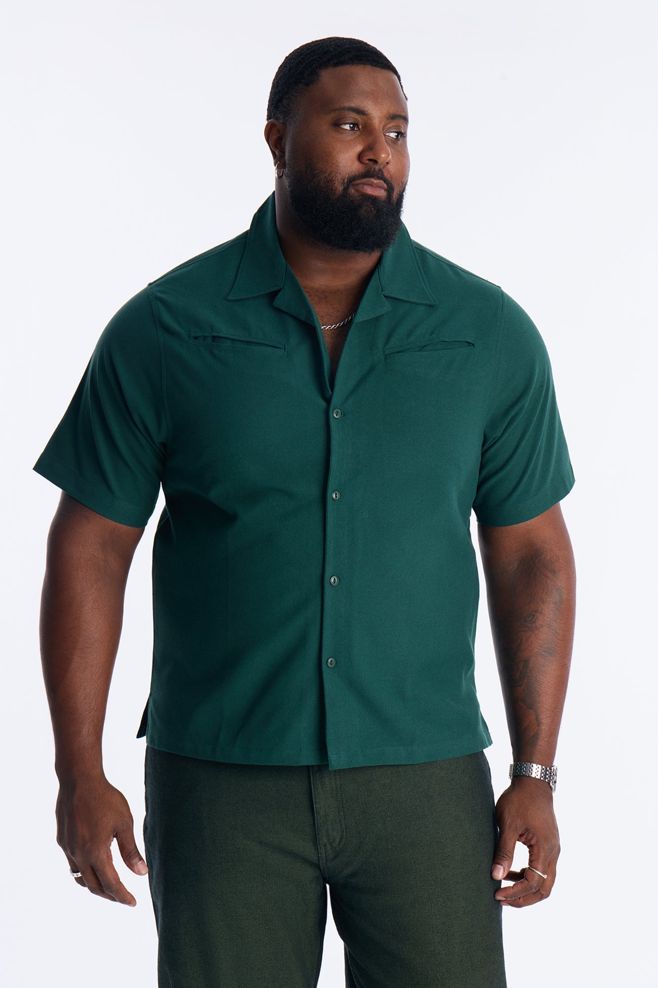 Frontier Fit Button Up Shirt - Emerald