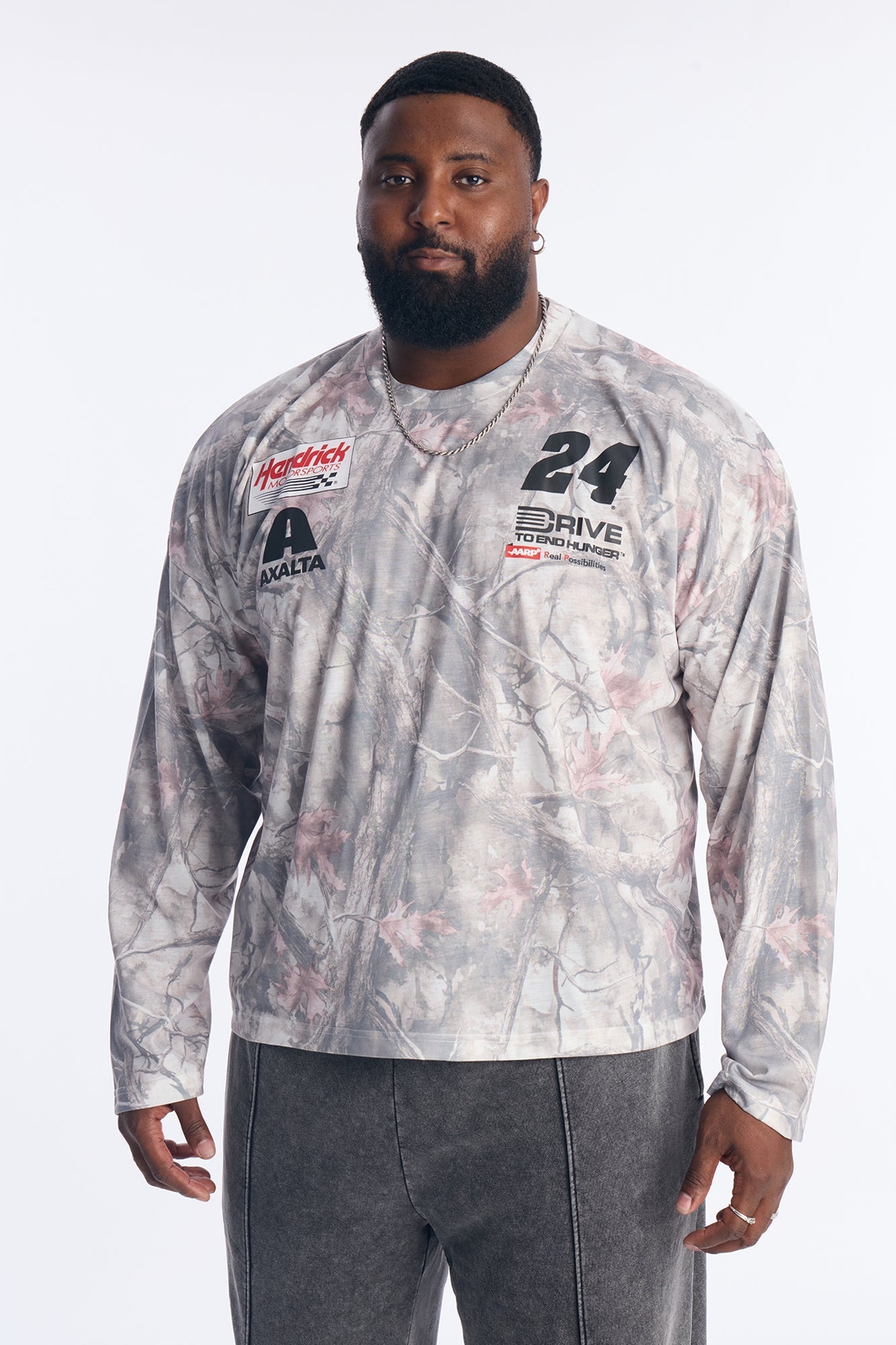 Jeff Gordon 24 Long Sleeve Tee - Camouflage