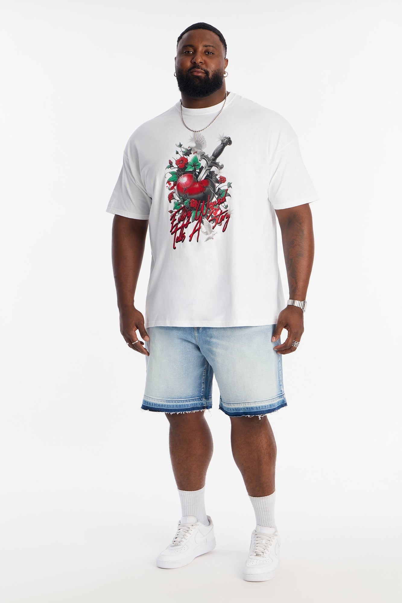 Run Around Relaxed Denim Shorts - Light Wash
