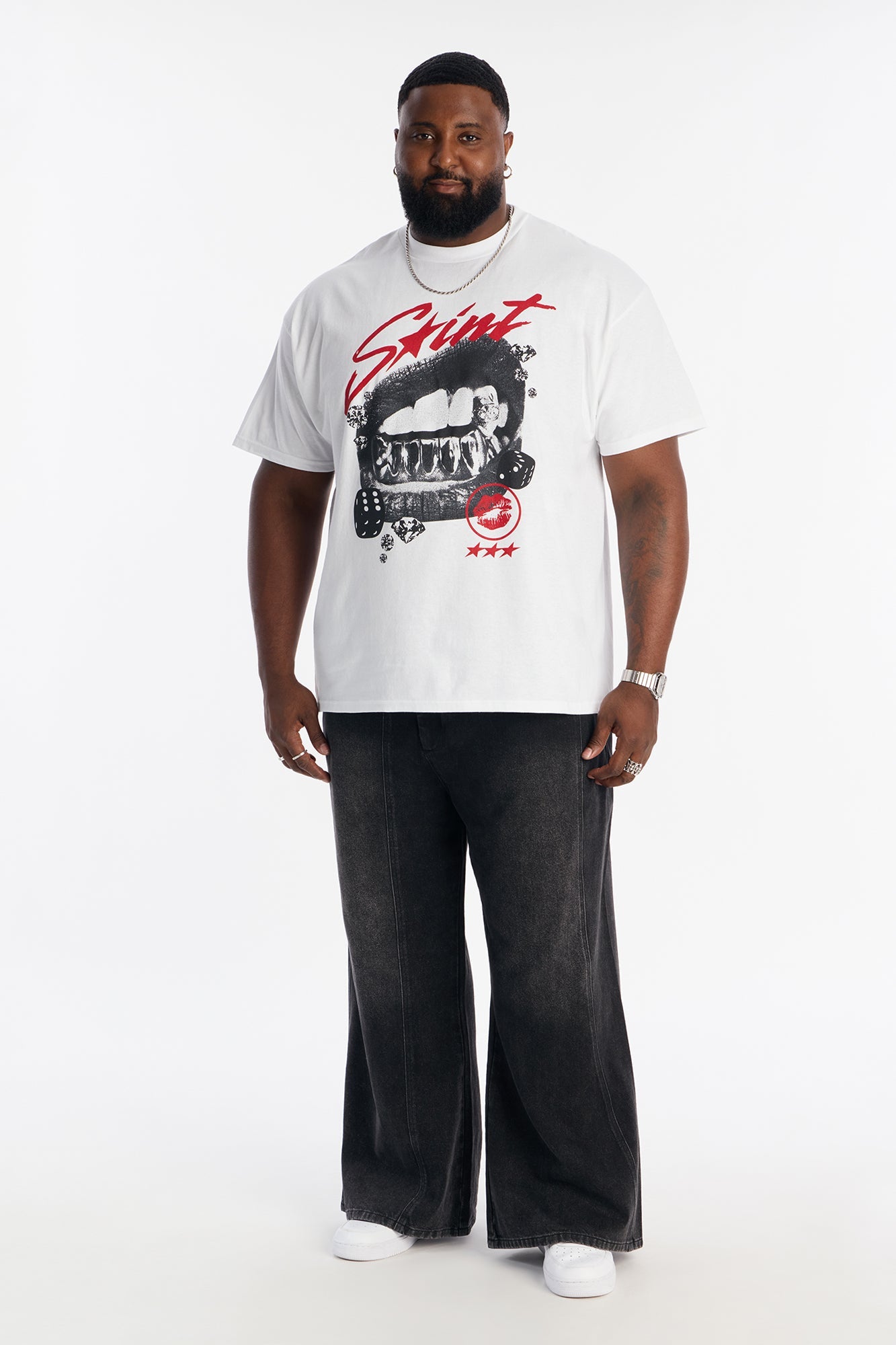 Saint Star Short Sleeve Tee - White