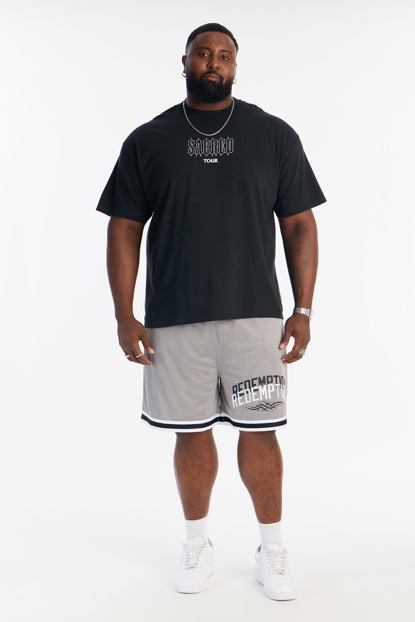 Redemption Legacy Mesh Short - Grey
