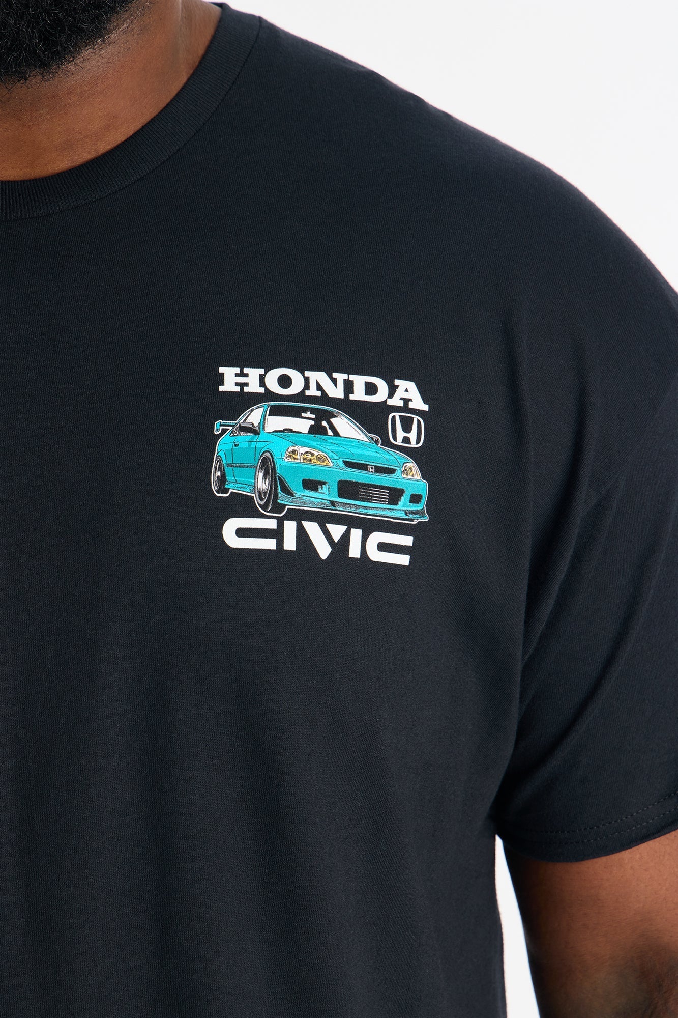 Honda Civic Short Sleeve Tee - Black