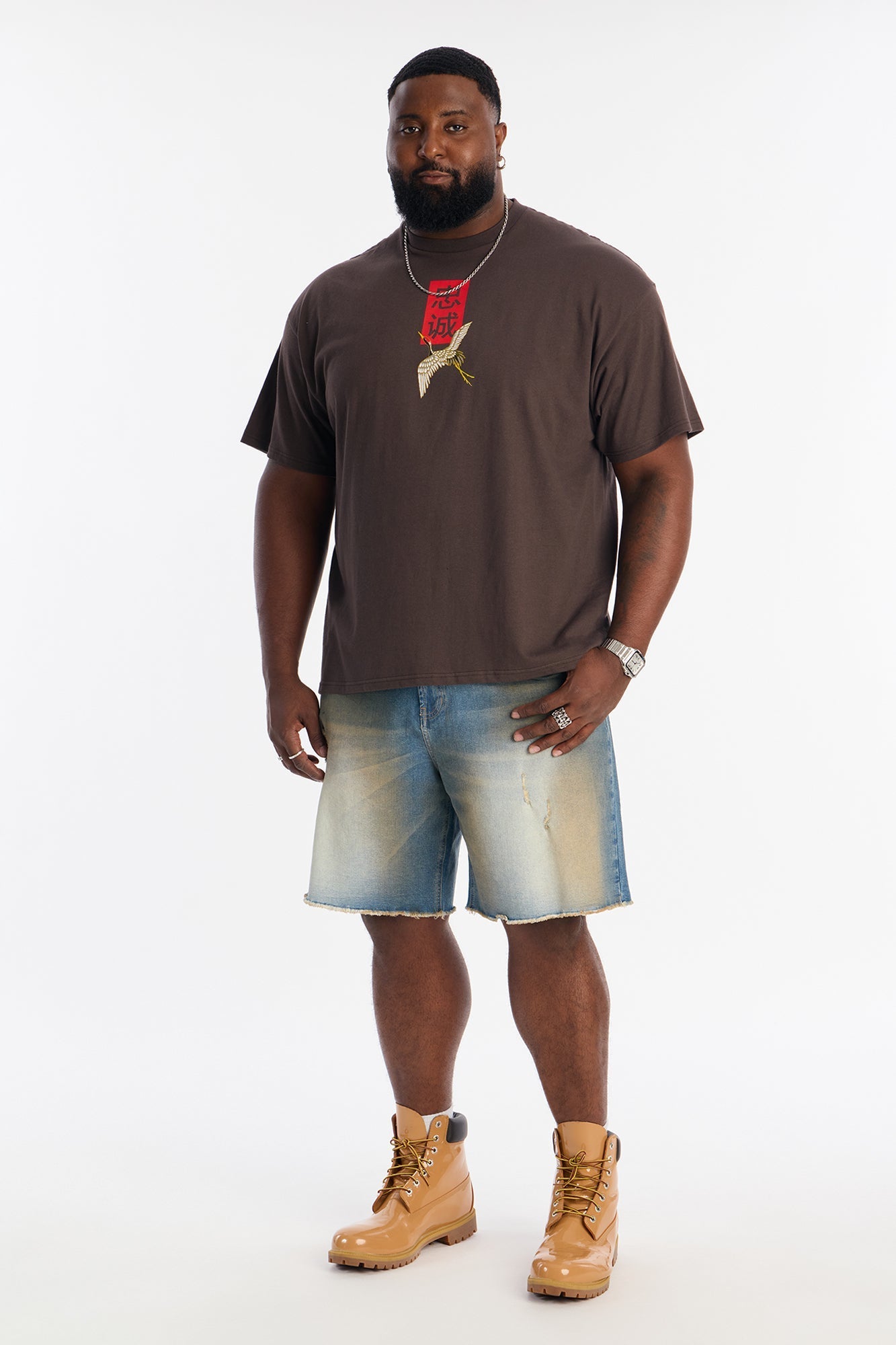 Lounge Relaxed Denim Shorts - Vintage Wash