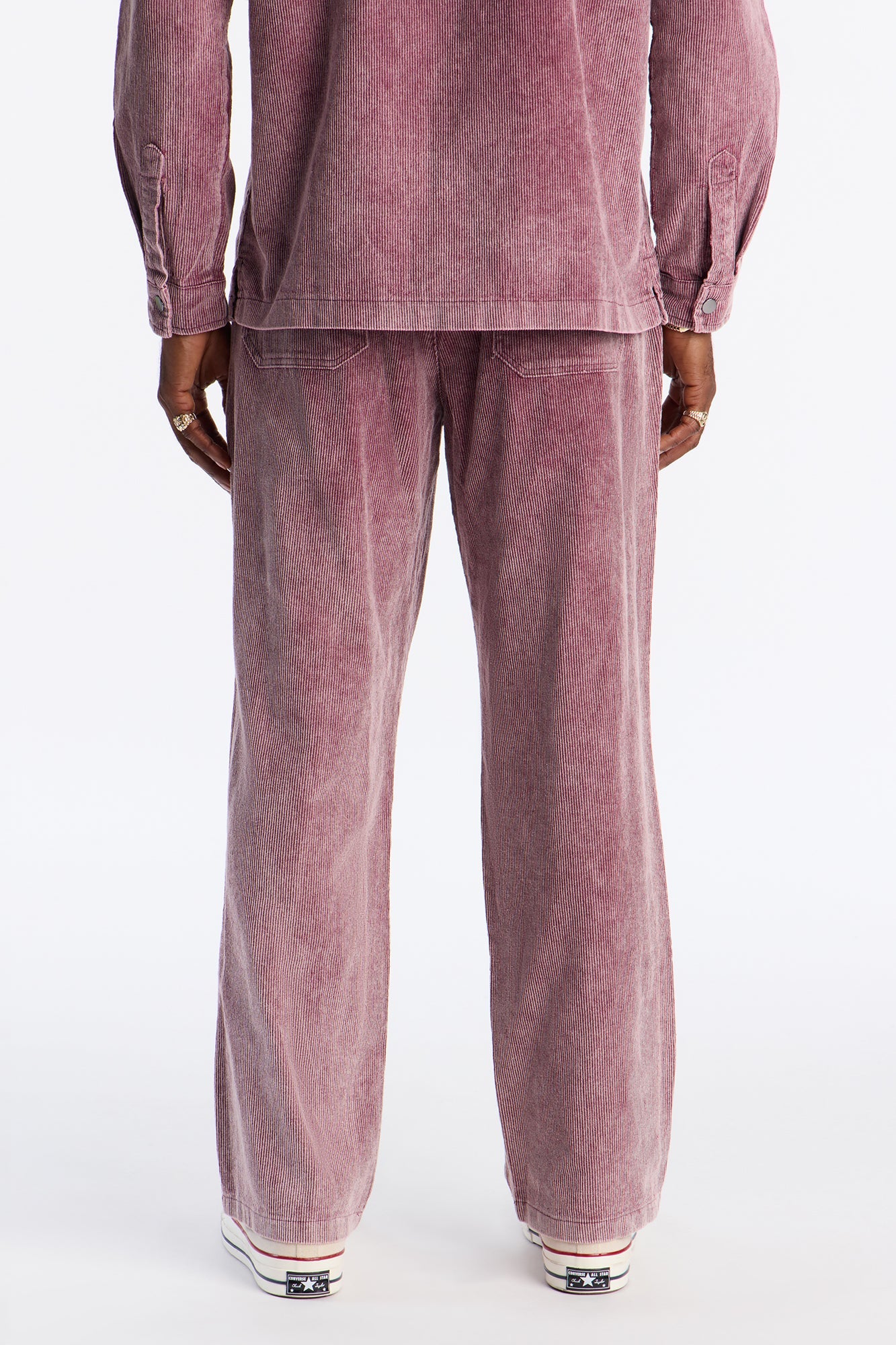 Straight Chi Town Corduroy Pant - Burgundy