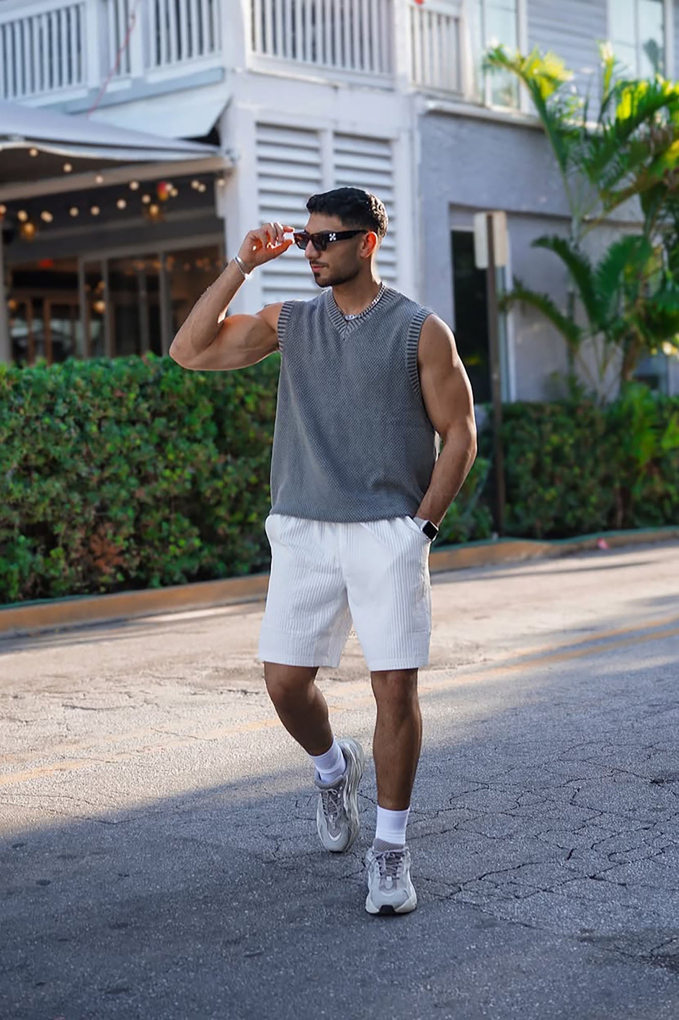Santiago Relaxed Shorts - White