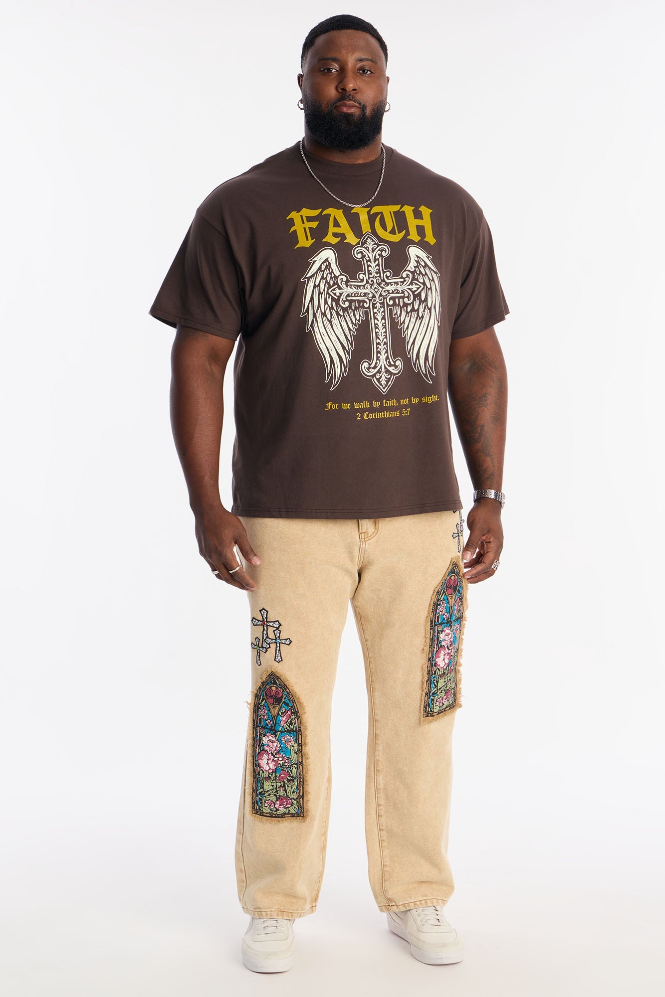 Straight Sacred Heart Pant - Stone