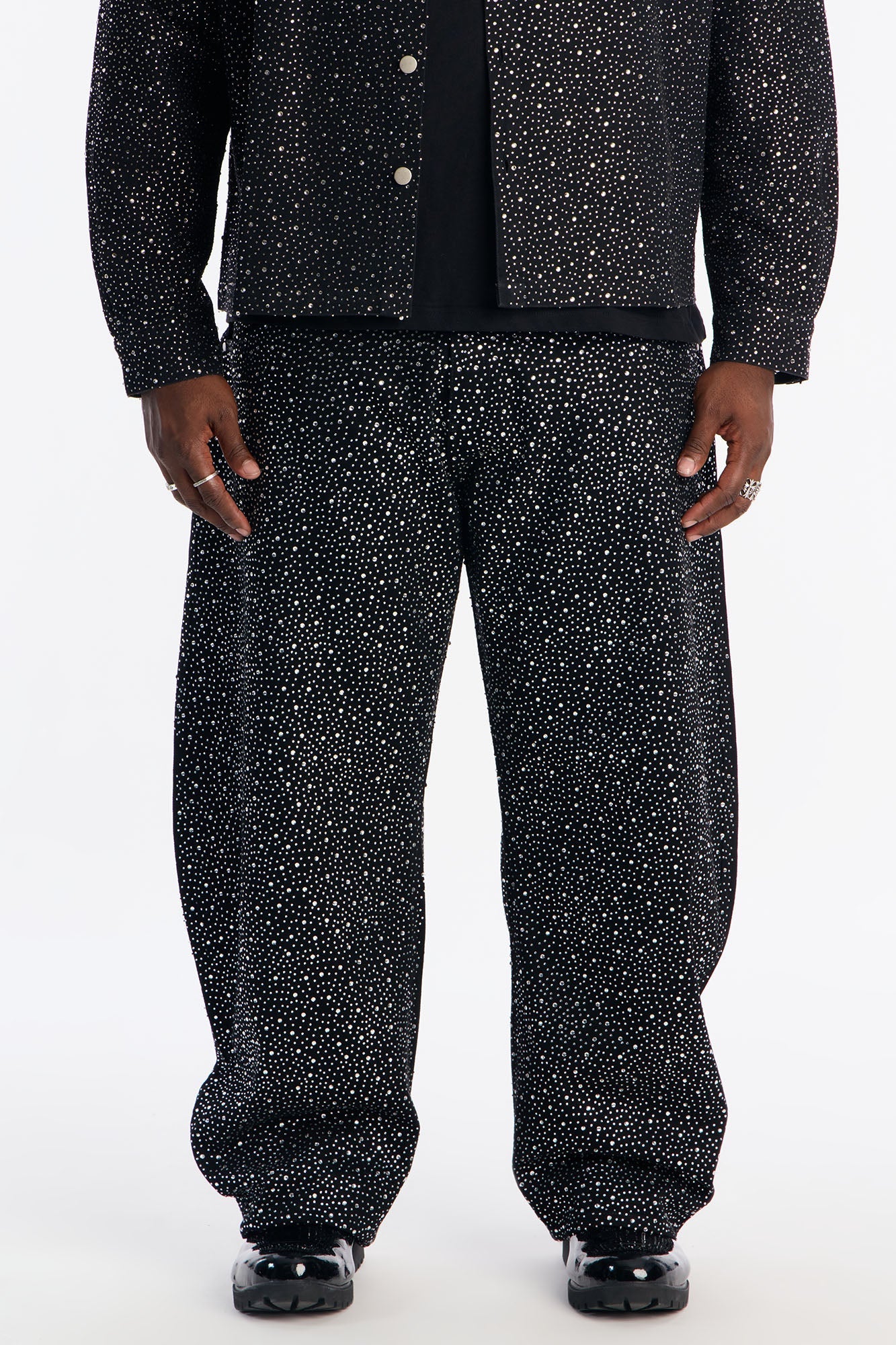 Barrel Iced Obsidian Jean - Black