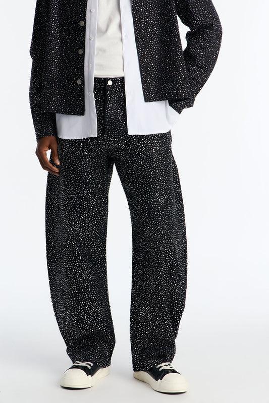 Barrel Iced Obsidian Jean - Black